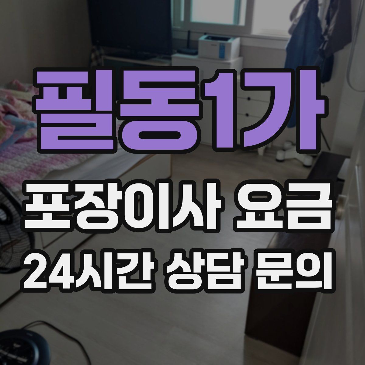 필동1가 포장이사 요금 한 명은 안내 한 명은 확인이 좋은 이유