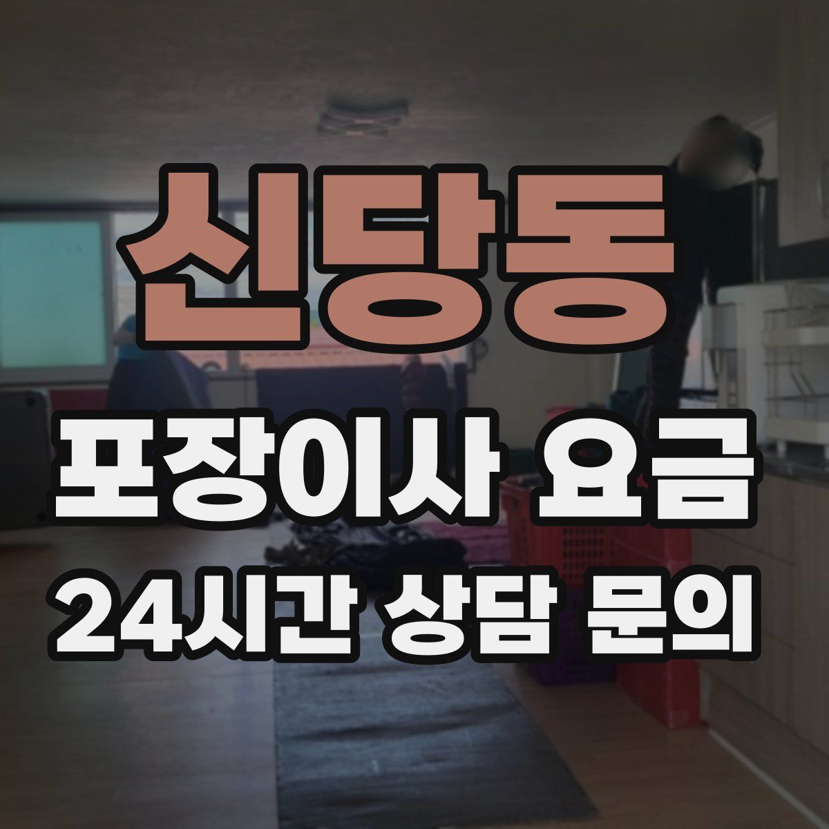 신당동 포장이사 요금