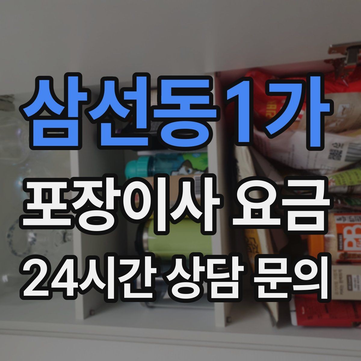 삼선동1가 포장이사 요금 1인 가구가 포장이사를 선택하는 이유