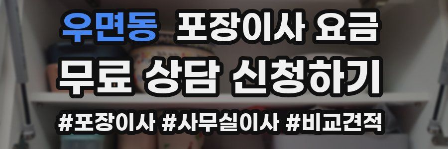 우면동 포장이사 요금