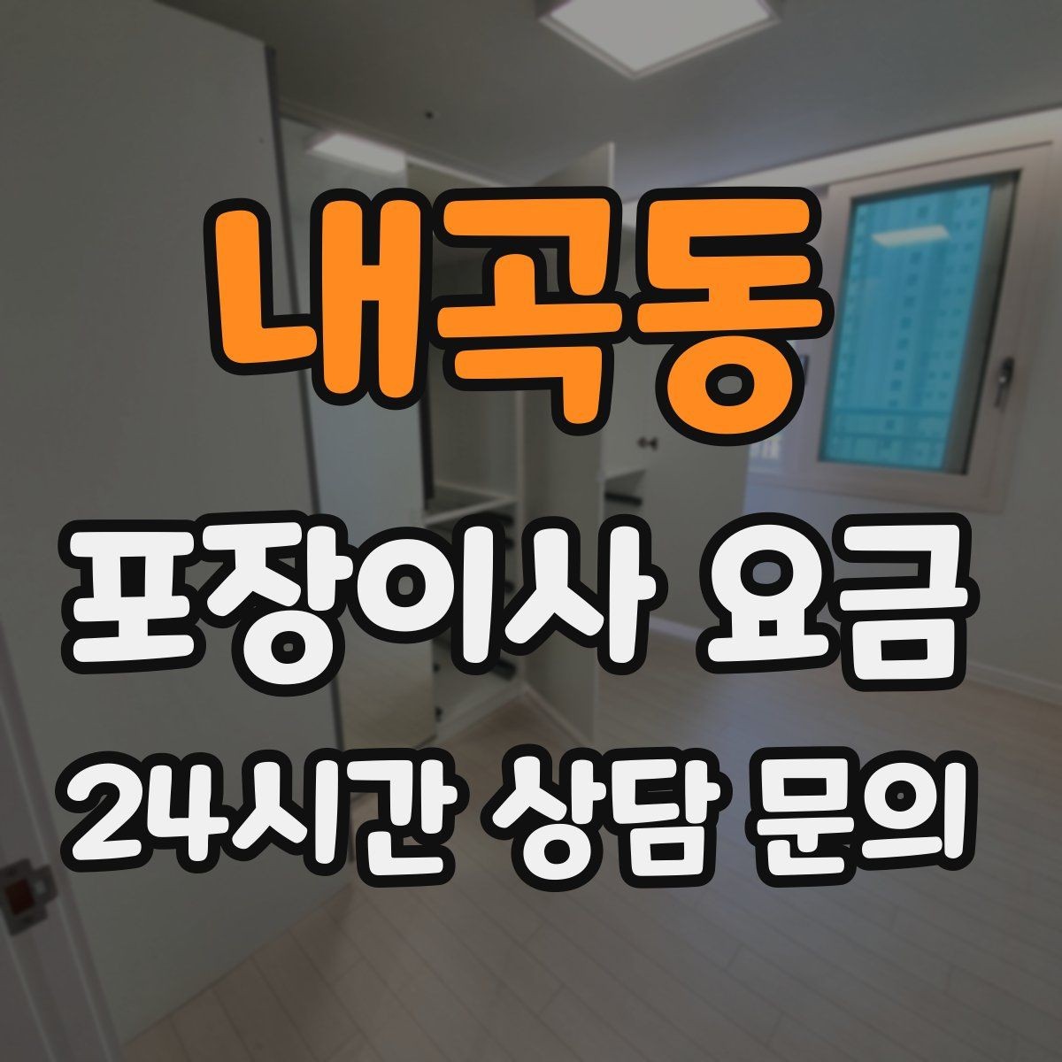 내곡동 포장이사 요금 입주 날짜가 안 맞을 때 선택지 비교