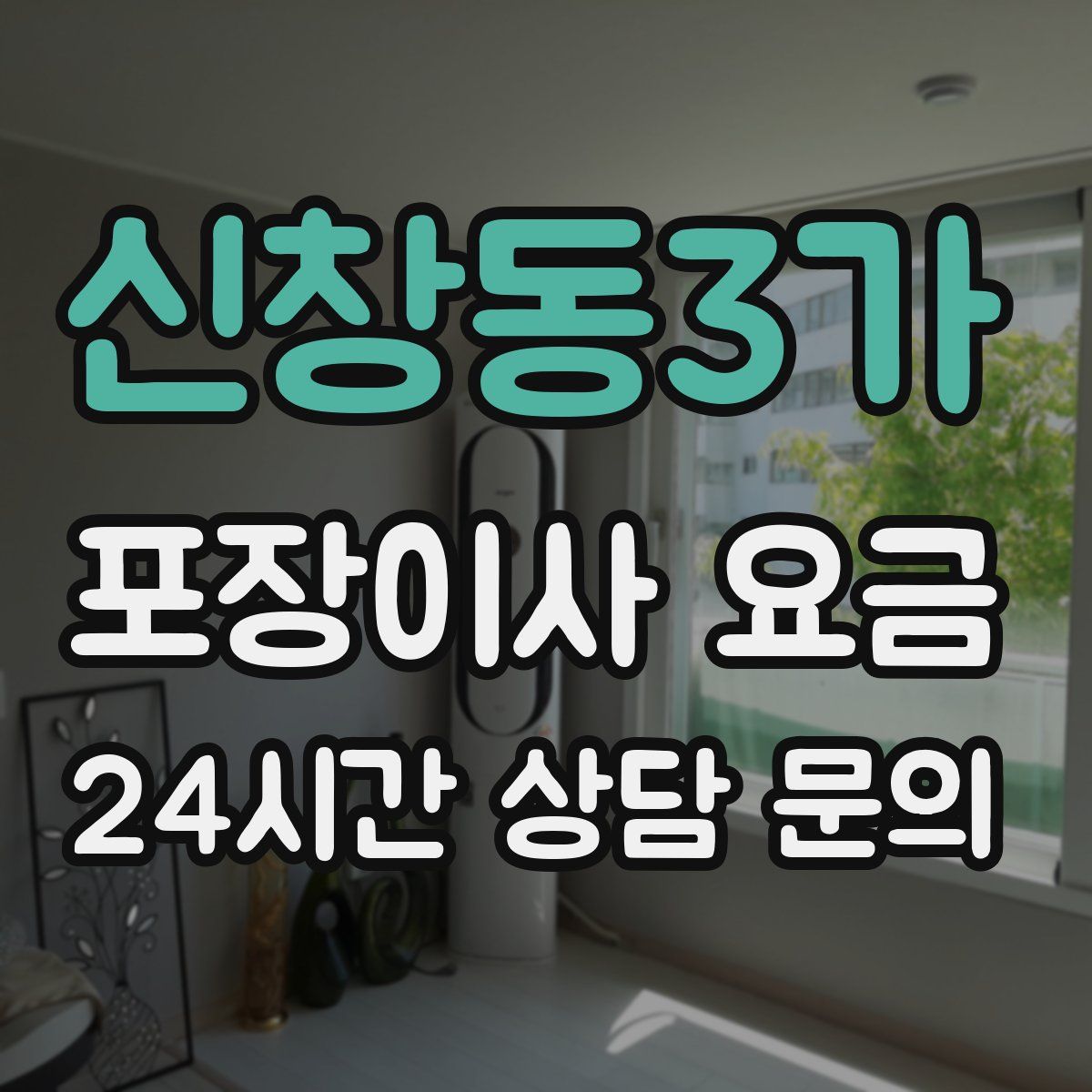 신창동3가 포장이사 요금
