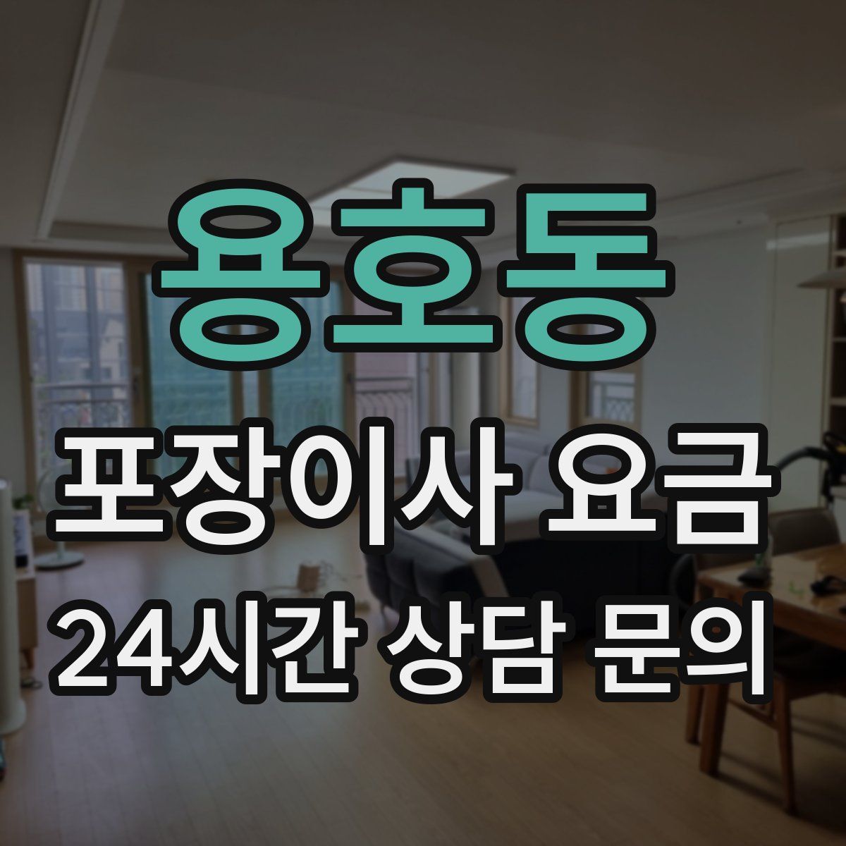 용호동 포장이사 요금
