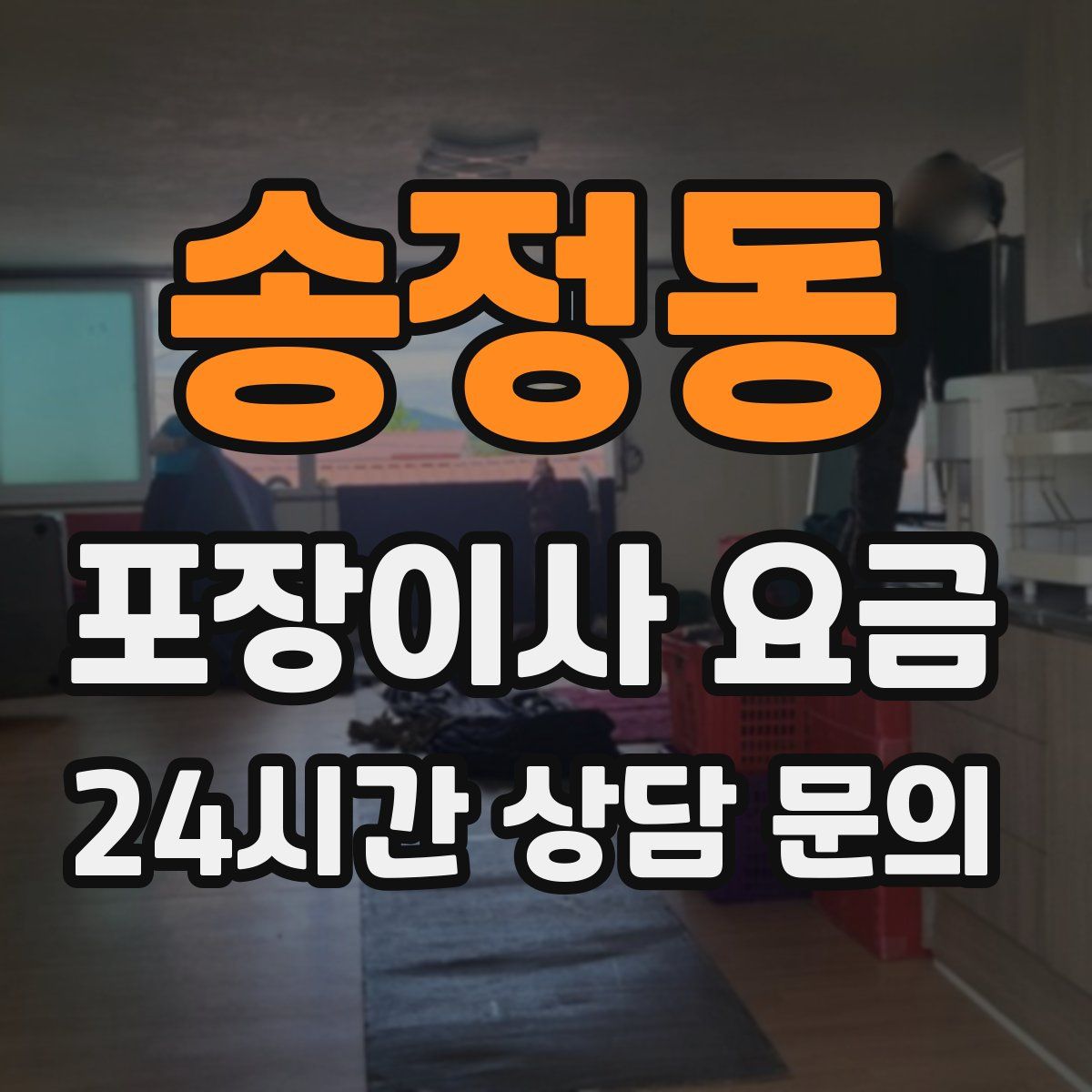 송정동 포장이사 요금