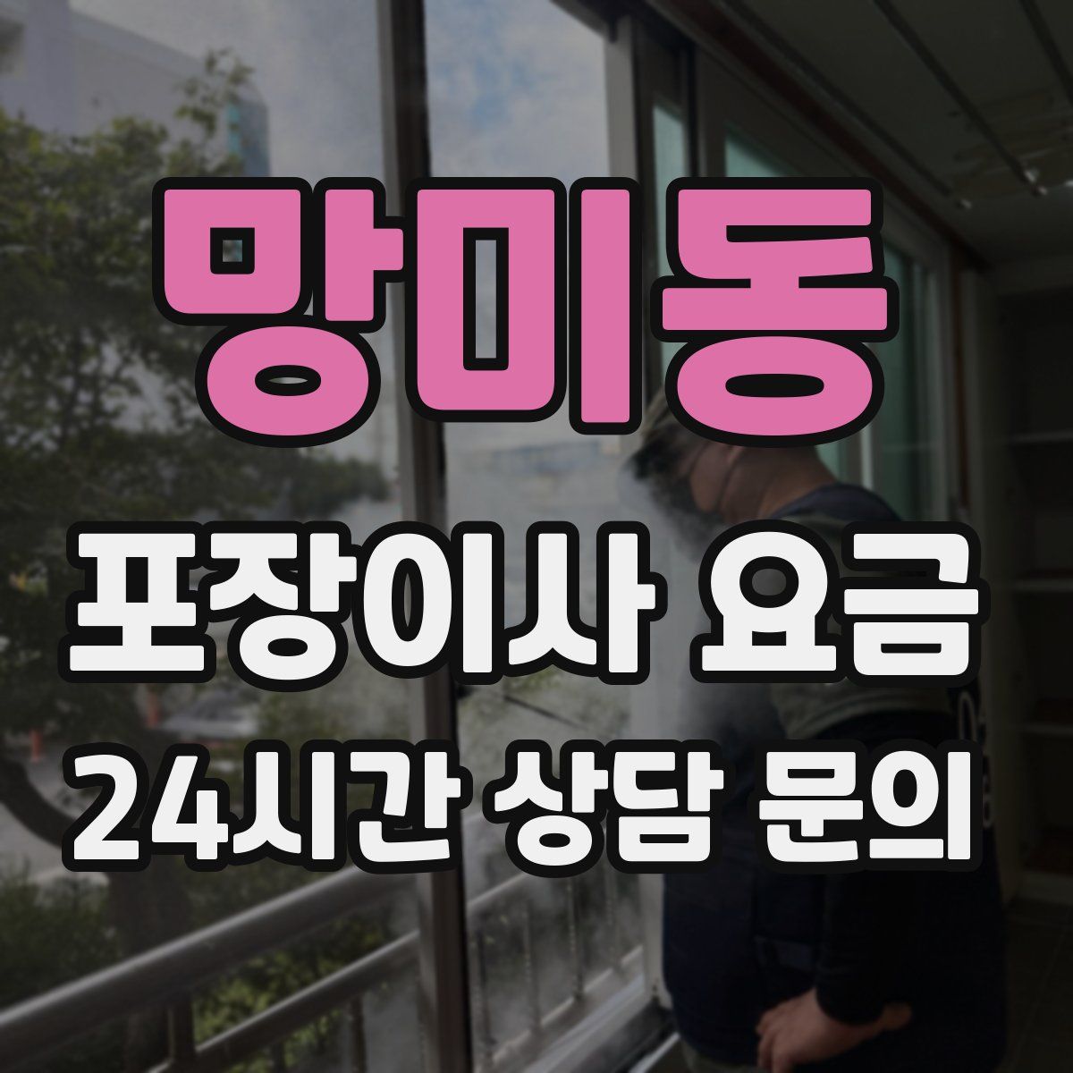 망미동 포장이사 요금