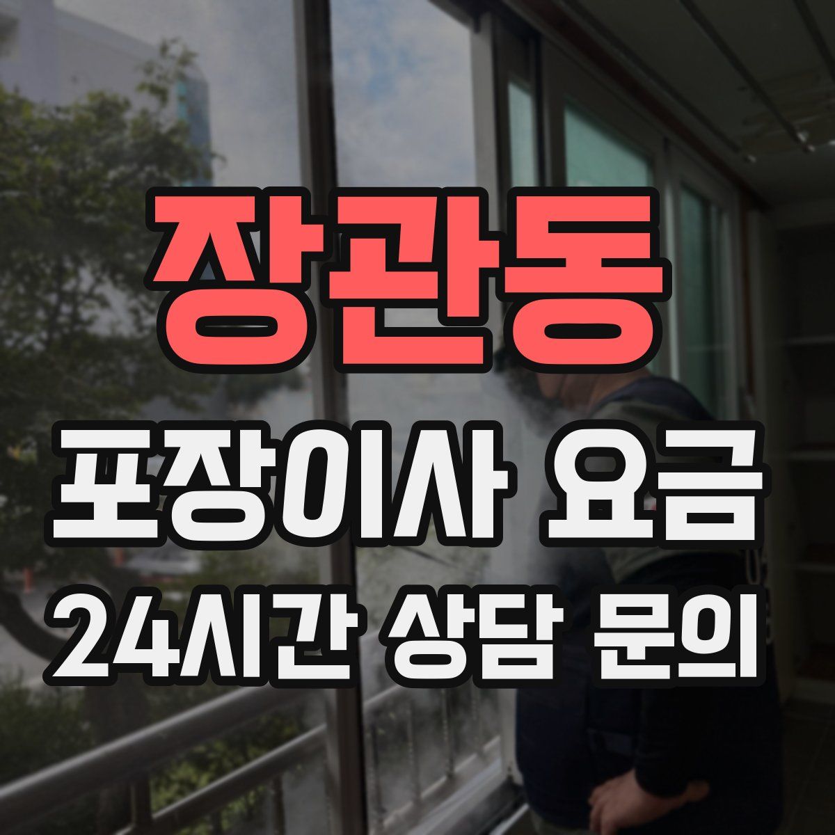 장관동 포장이사 요금
