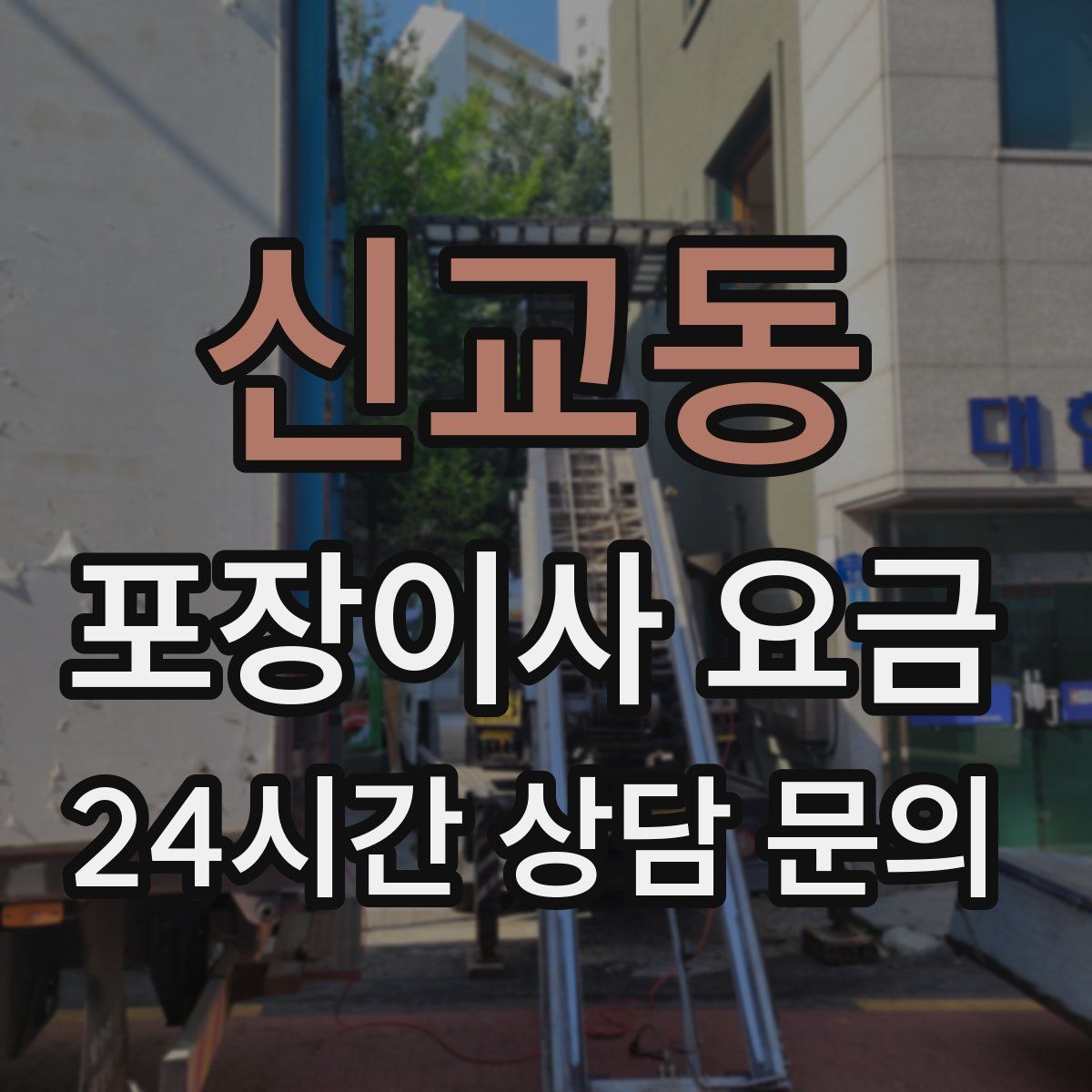 신교동 포장이사 요금