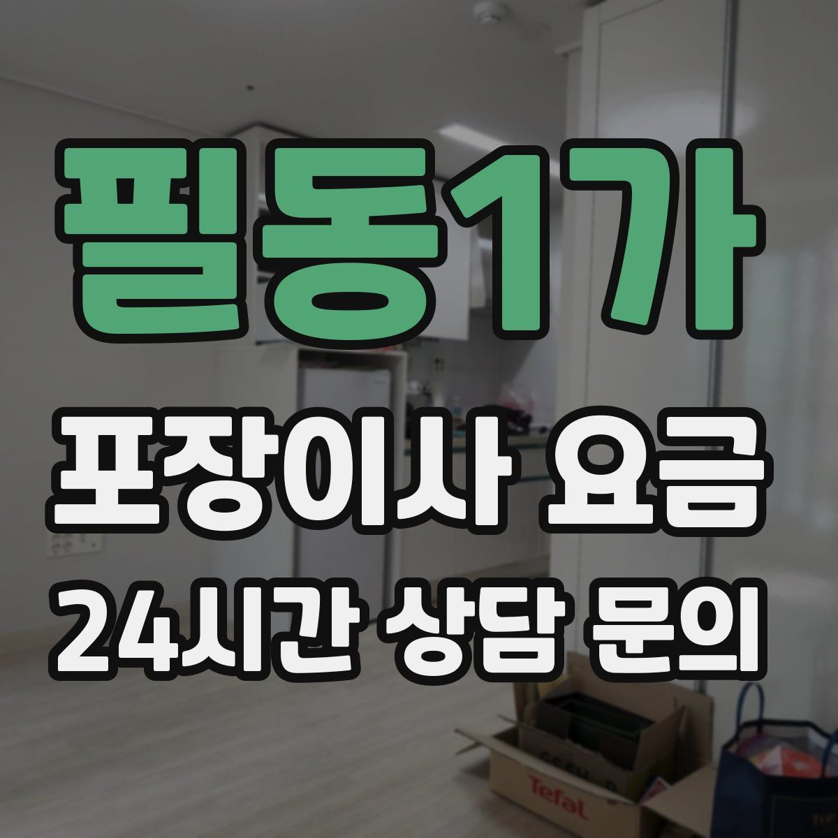 필동1가 포장이사 요금