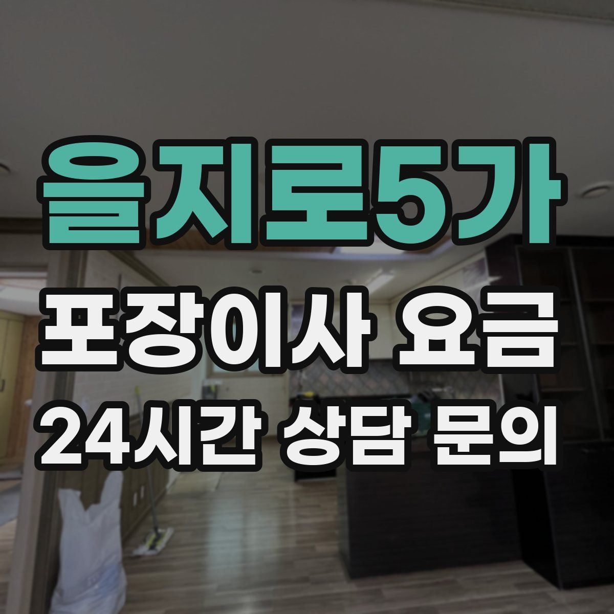 을지로5가 포장이사 요금