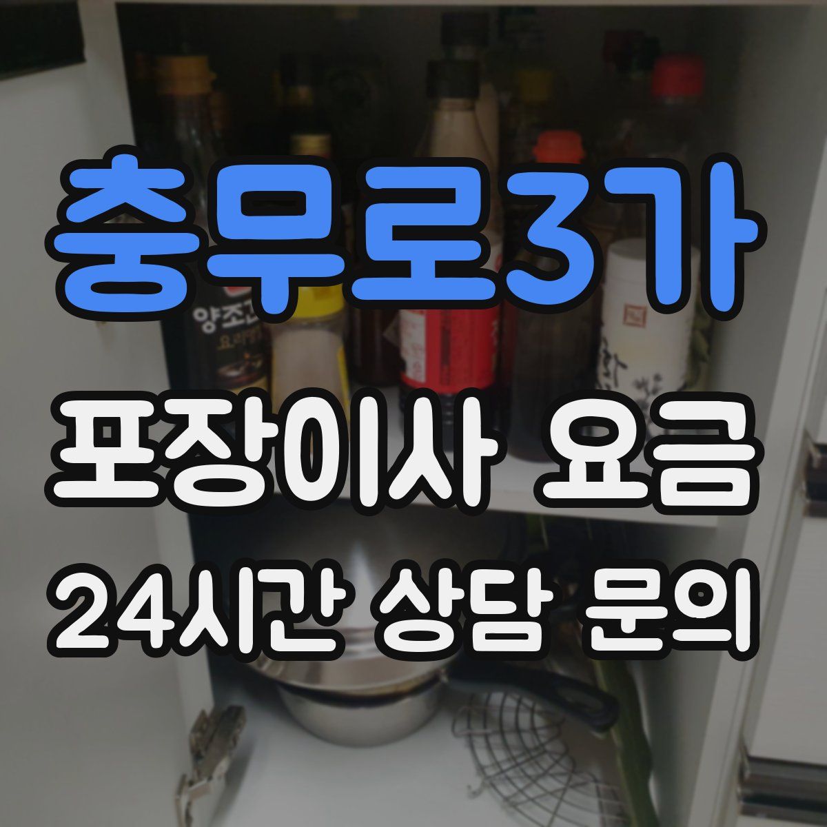 충무로3가 포장이사 요금