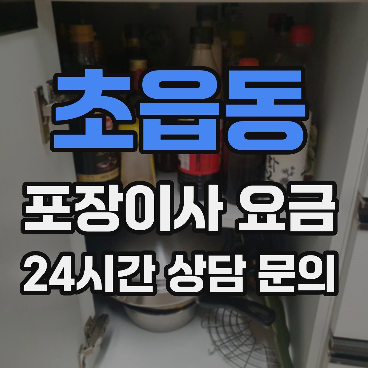 초읍동 포장이사 요금