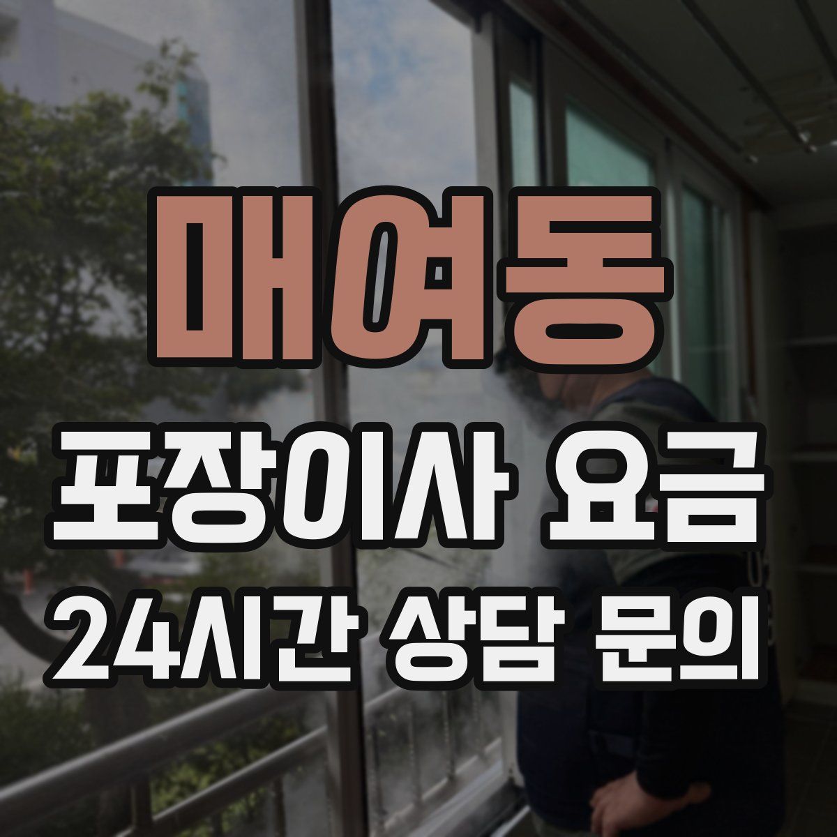 매여동 포장이사 요금