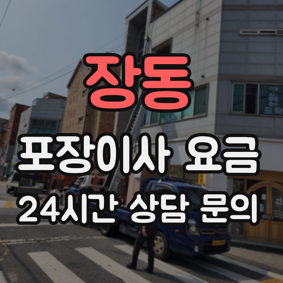 장동 포장이사 요금