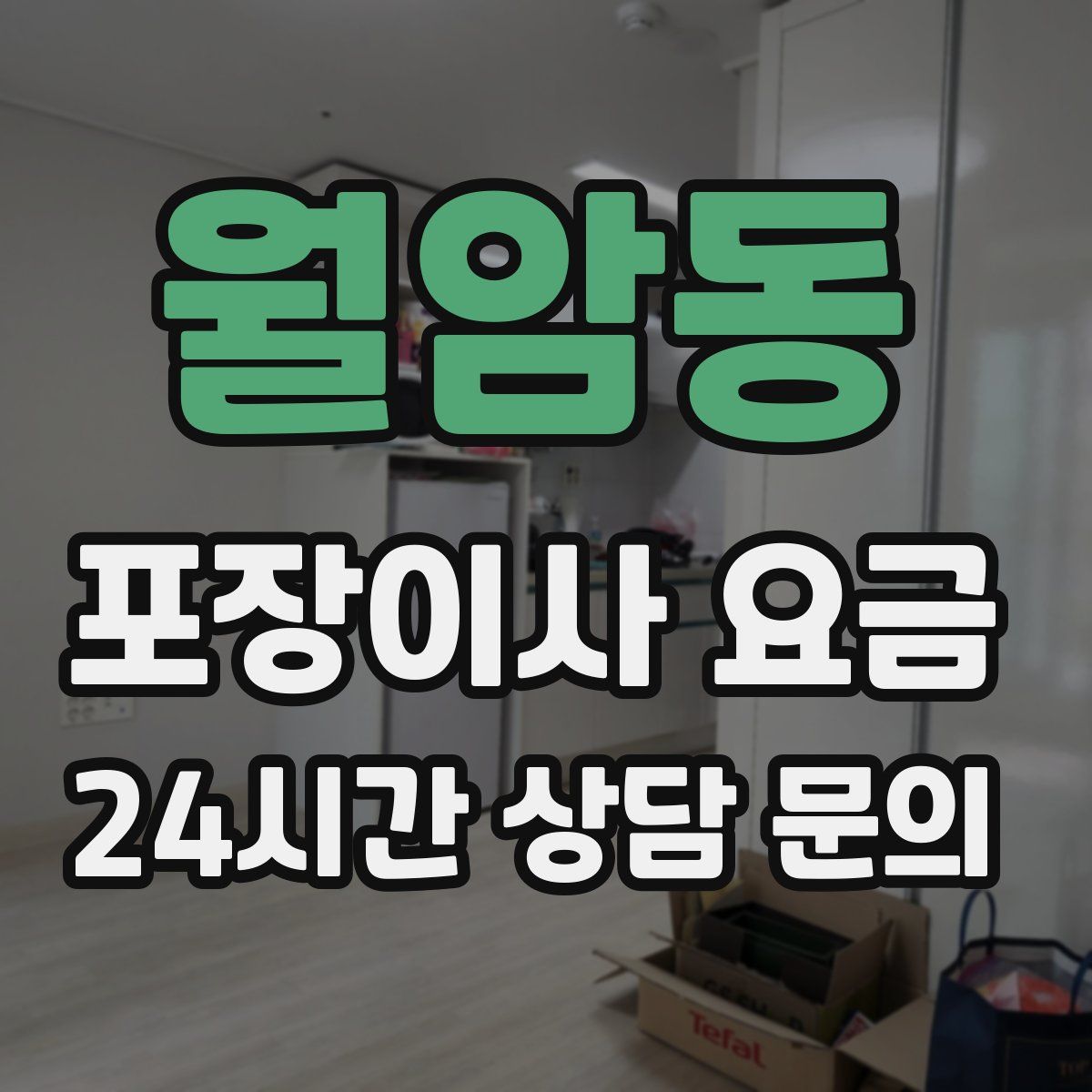 월암동 포장이사 요금