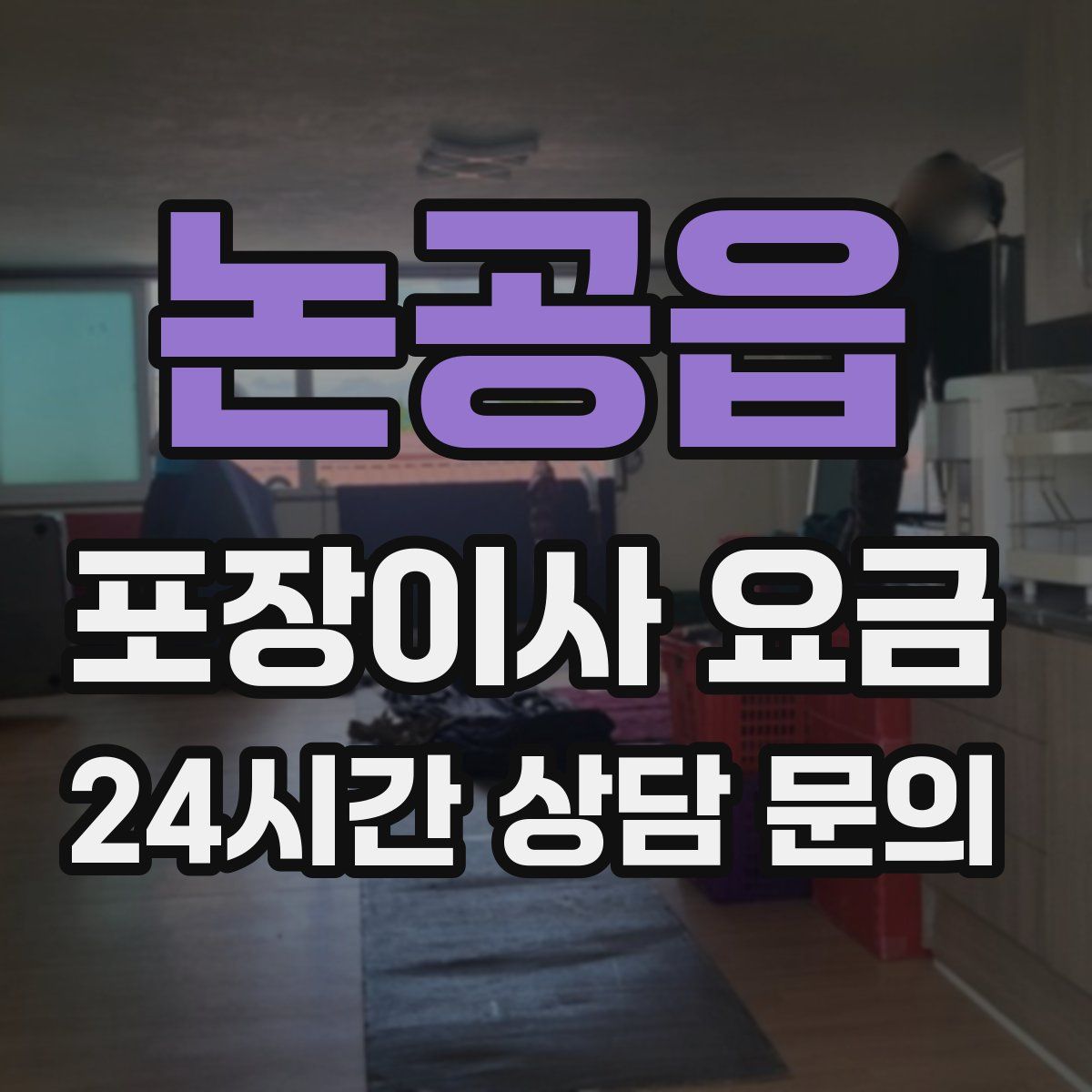 논공읍 포장이사 요금