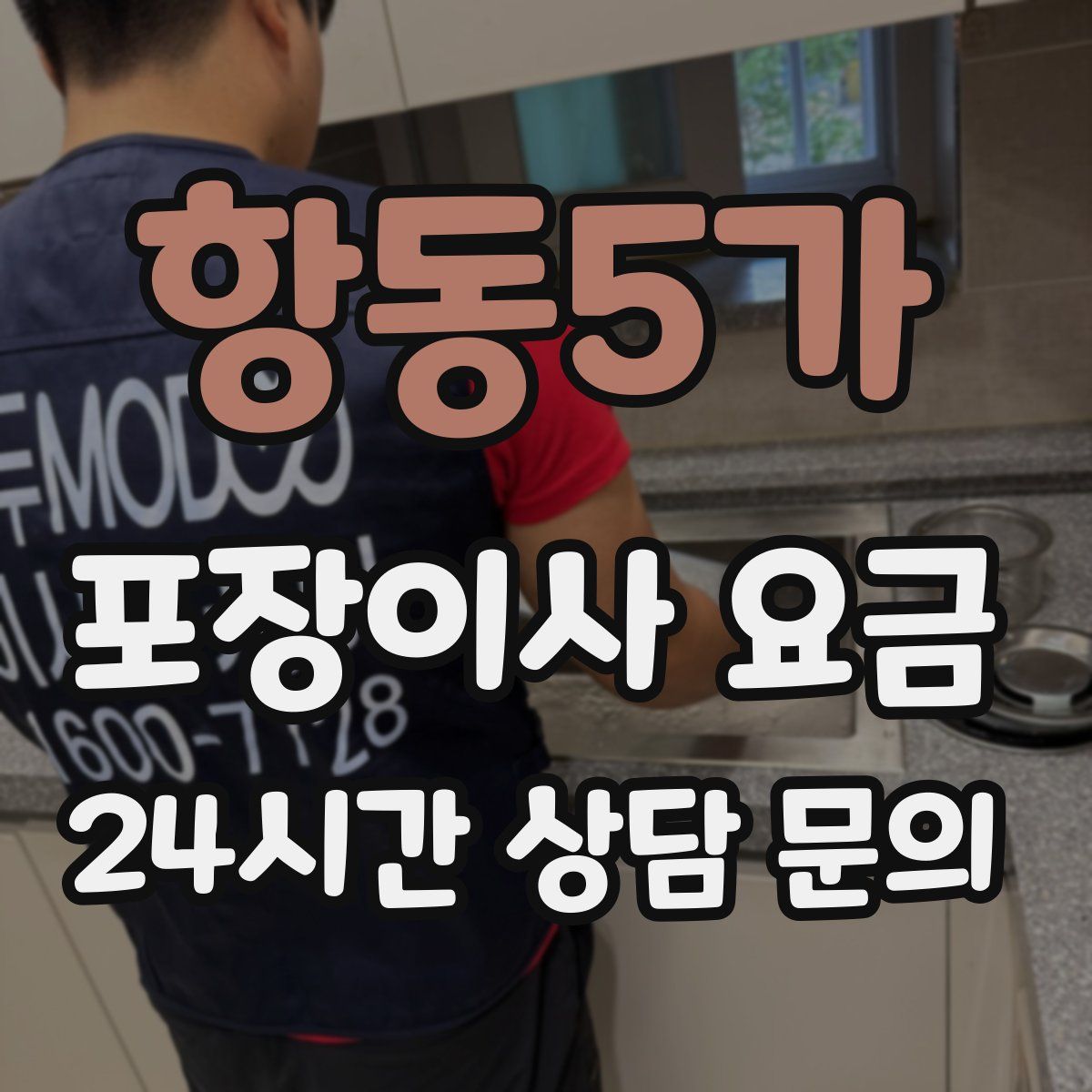 항동5가 포장이사 요금