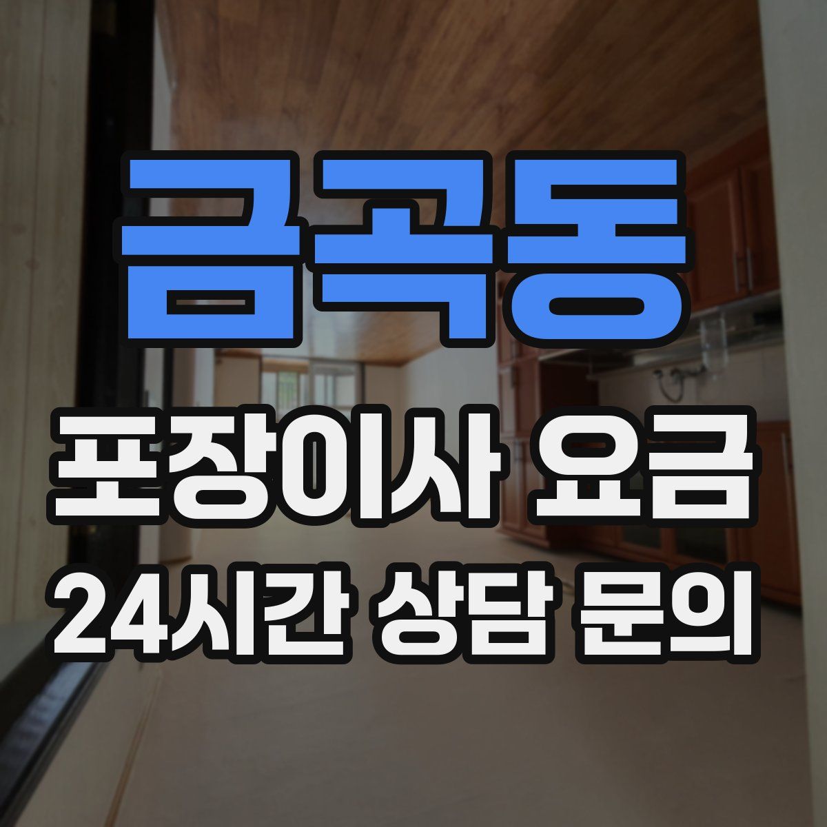 금곡동 포장이사 요금