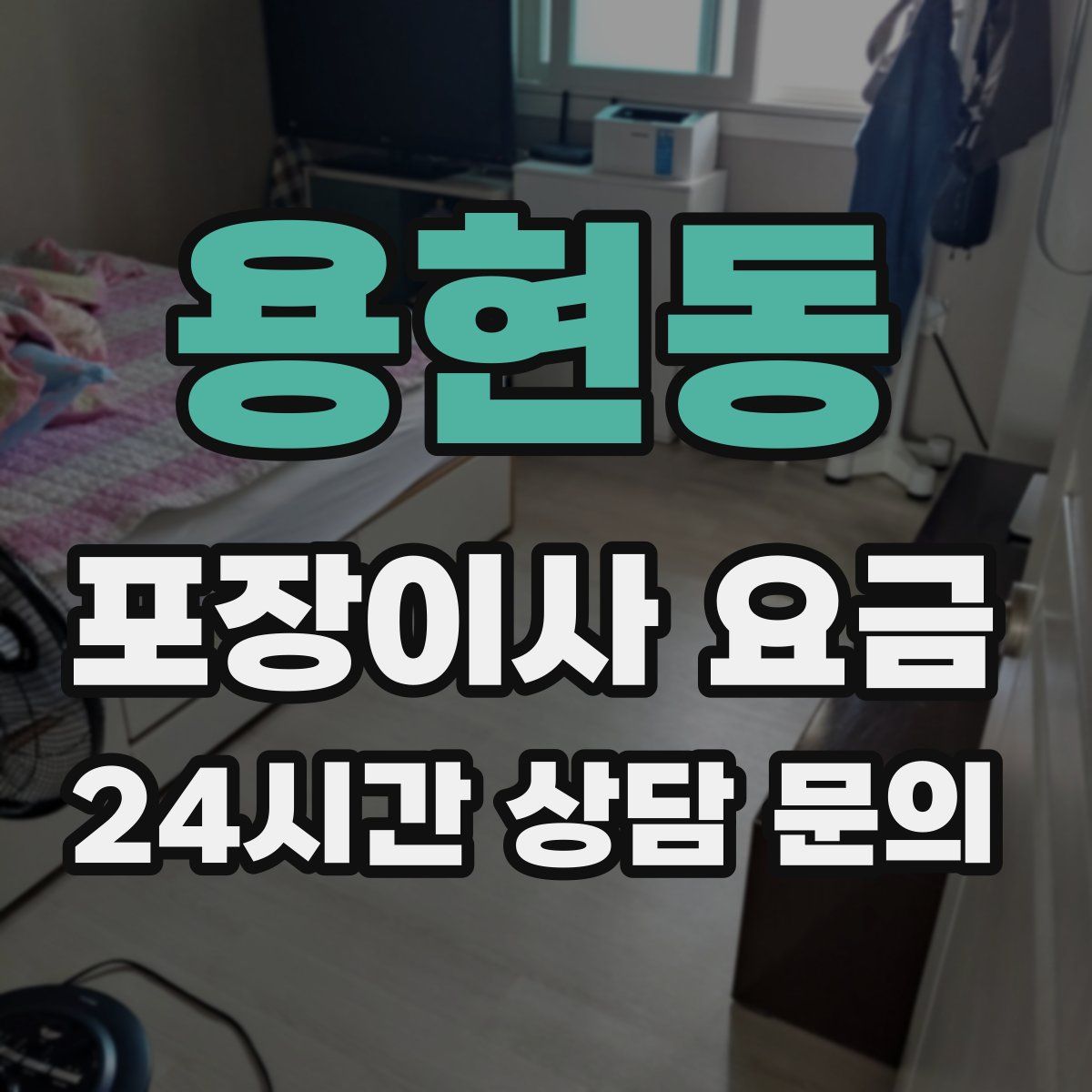 용현동 포장이사 요금