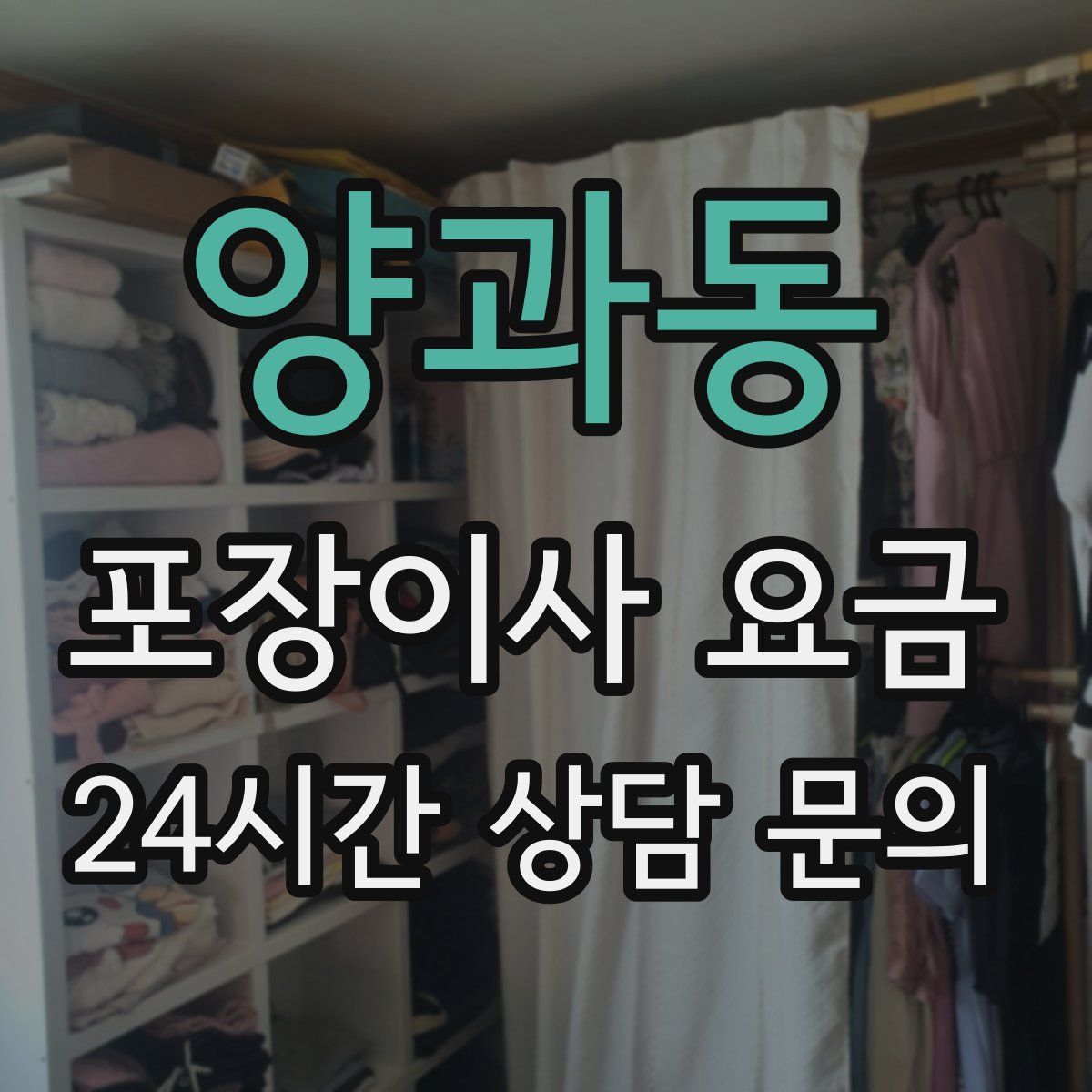 양과동 포장이사 요금