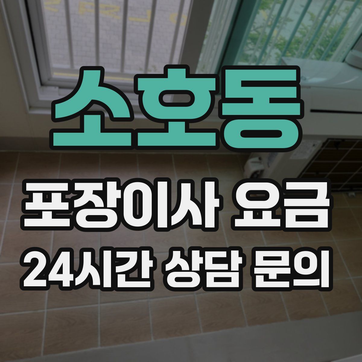 소호동 포장이사 요금