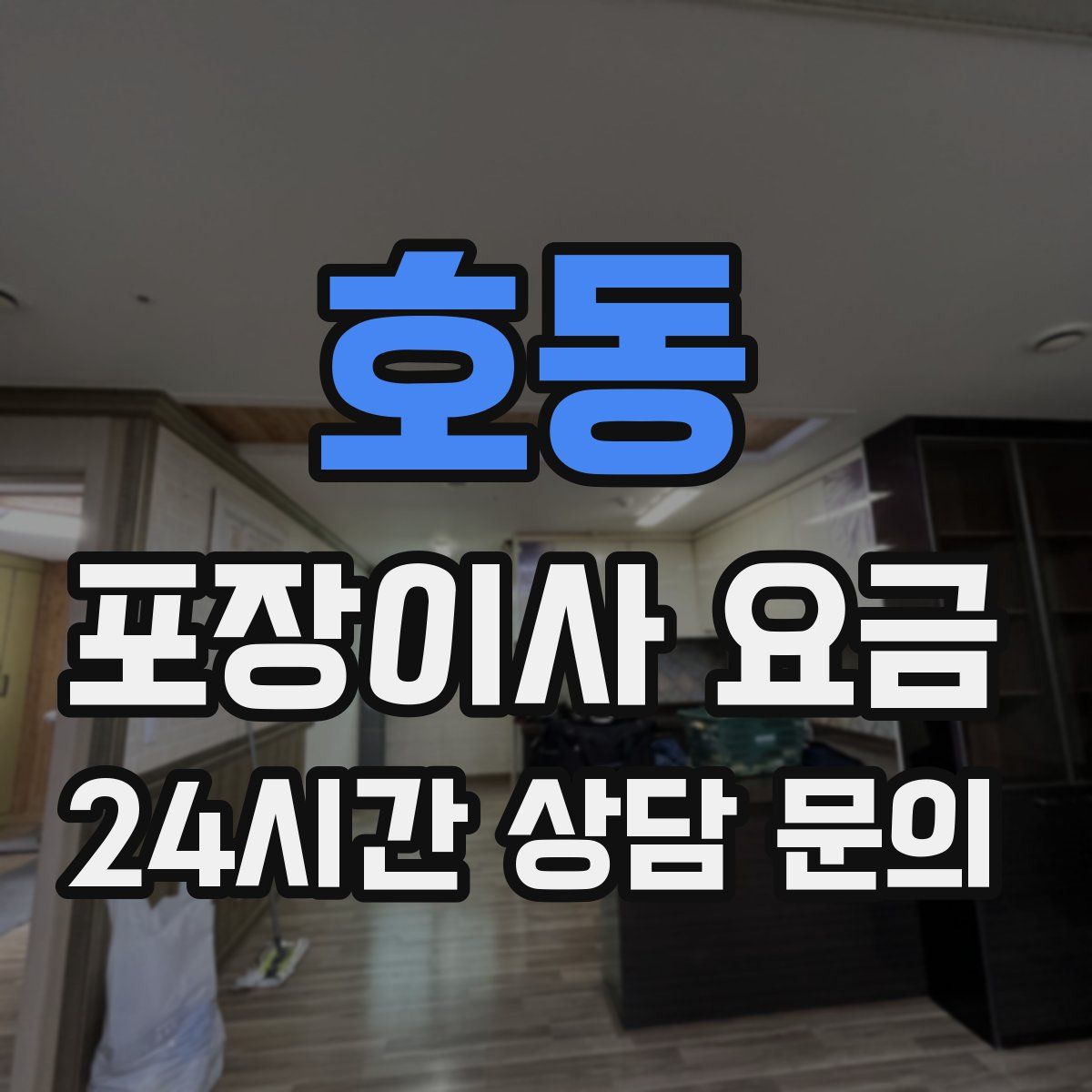 호동 포장이사 요금