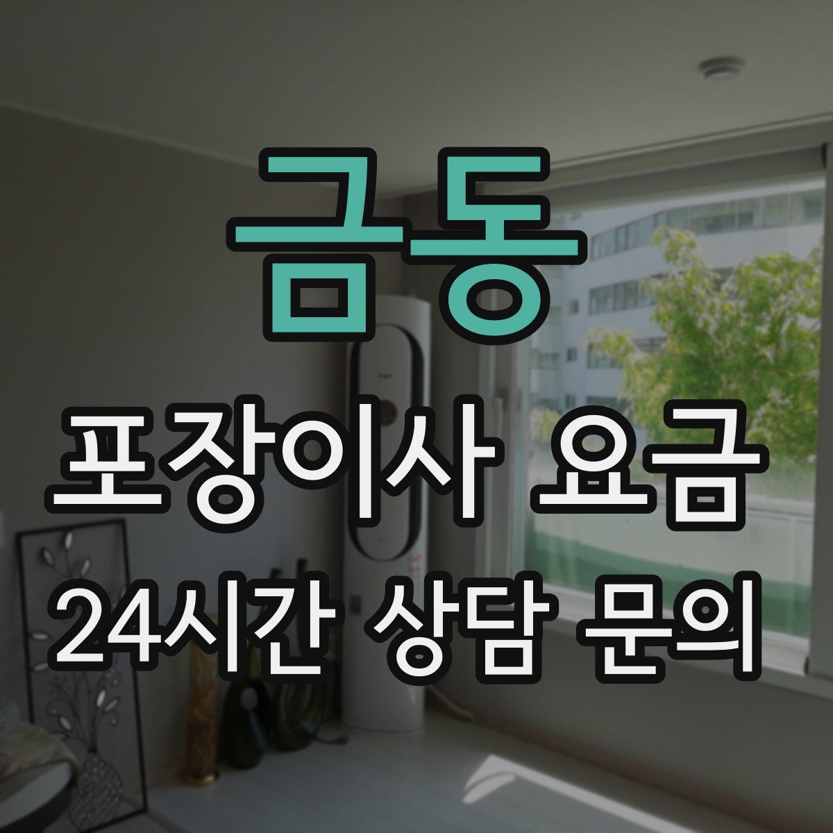 금동 포장이사 요금