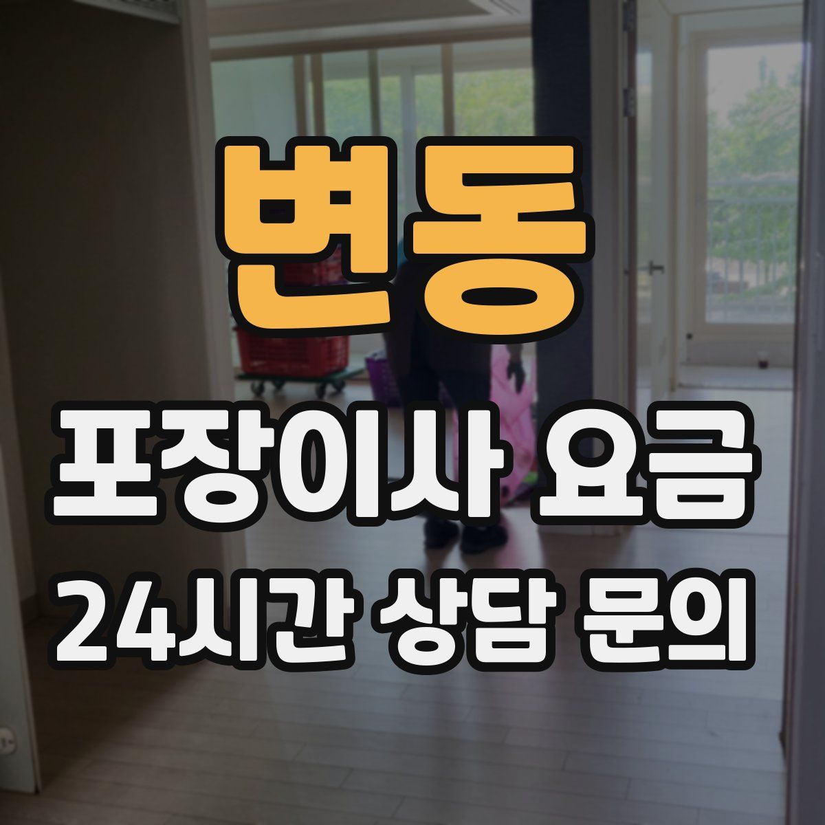 변동 포장이사 요금