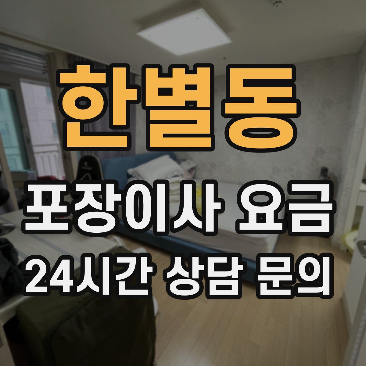 한별동 포장이사 요금