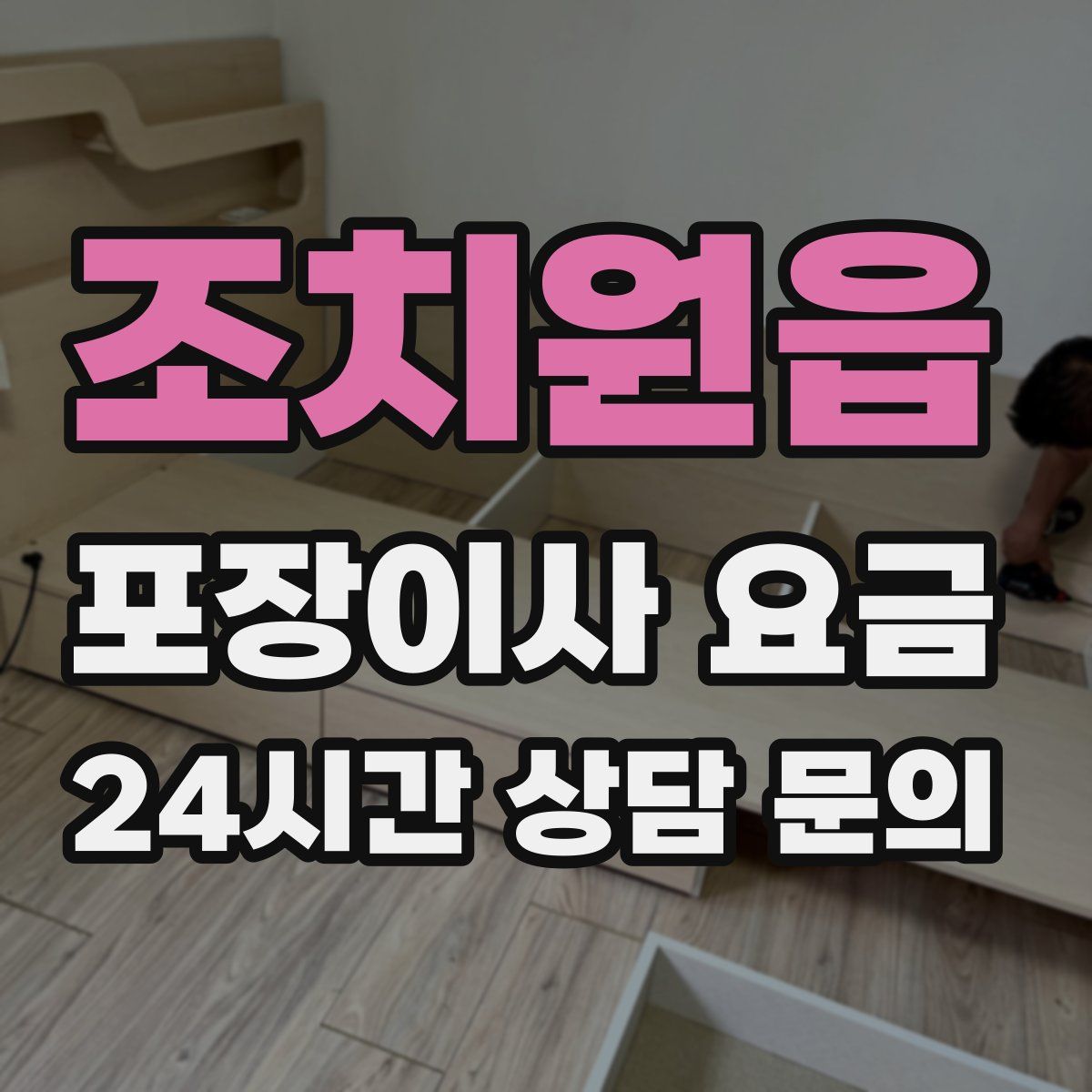 조치원읍 포장이사 요금