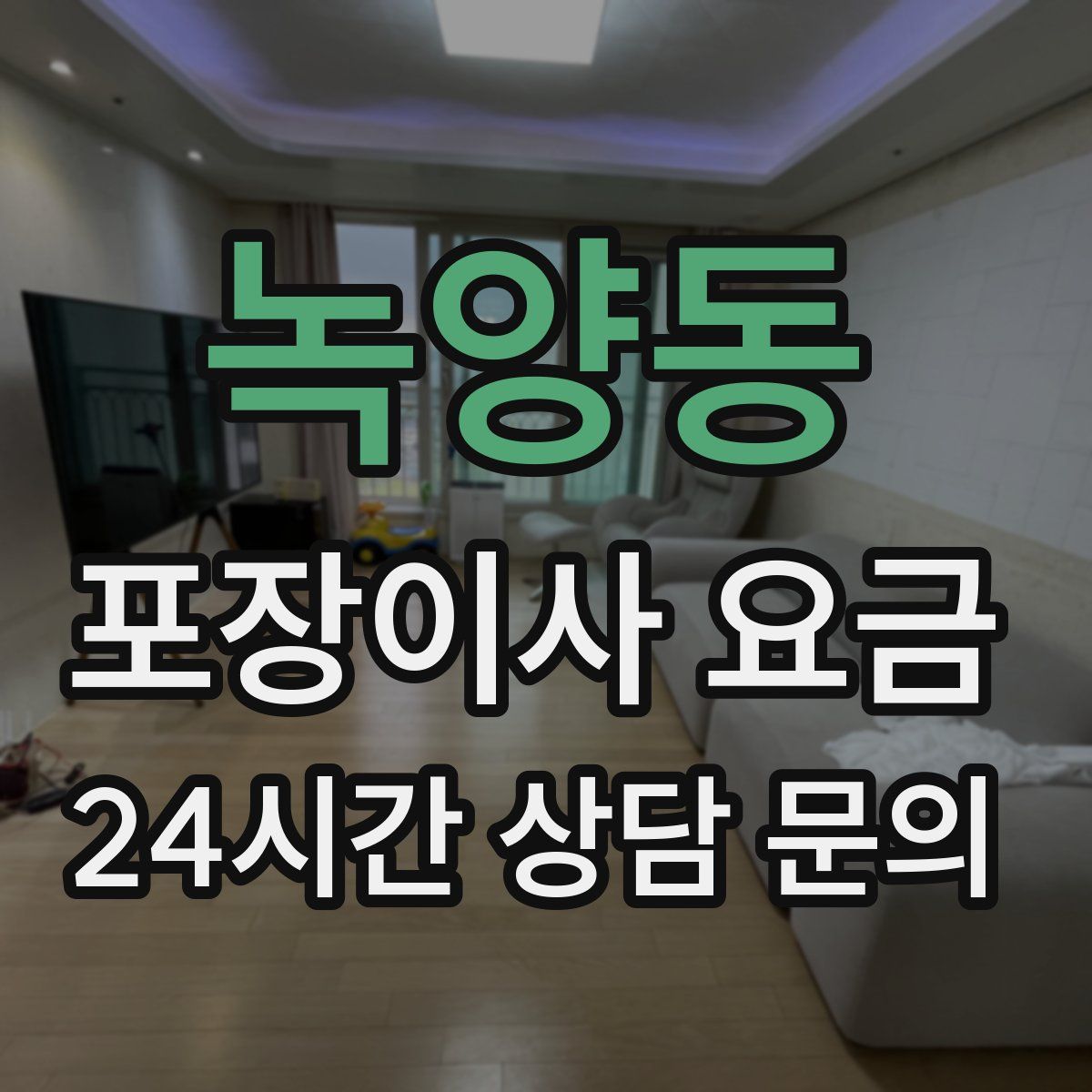 녹양동 포장이사 요금