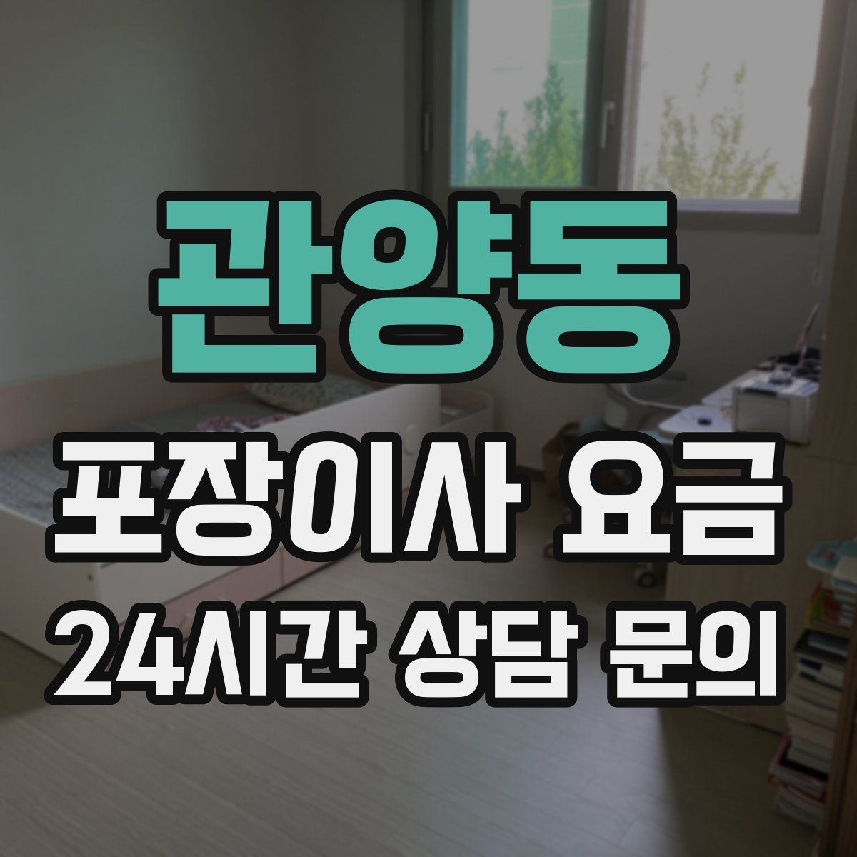 관양동 포장이사 요금