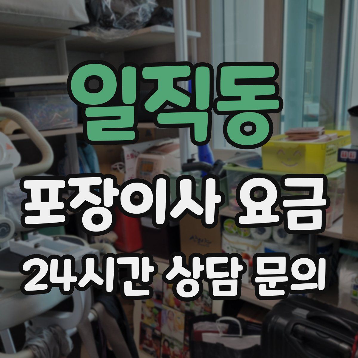 일직동 포장이사 요금