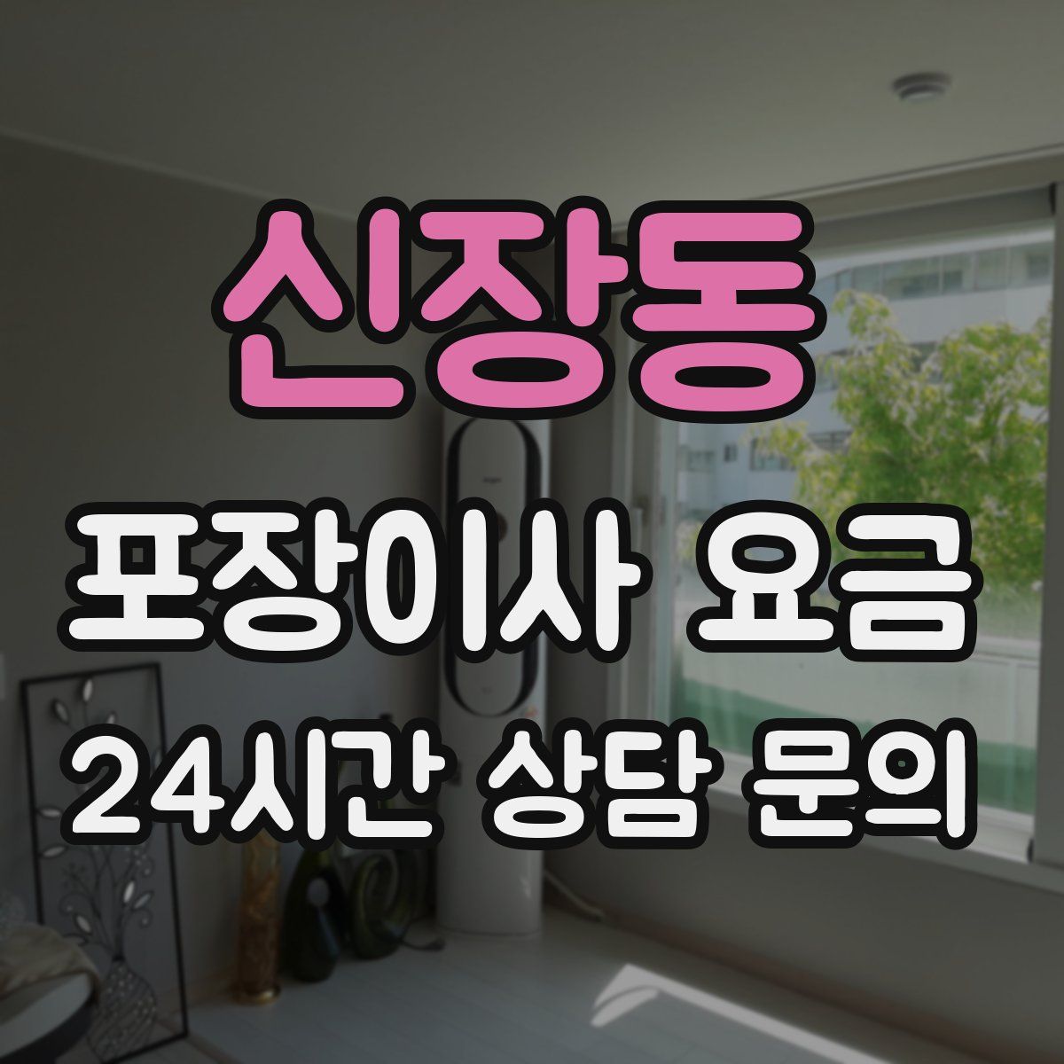 신장동 포장이사 요금