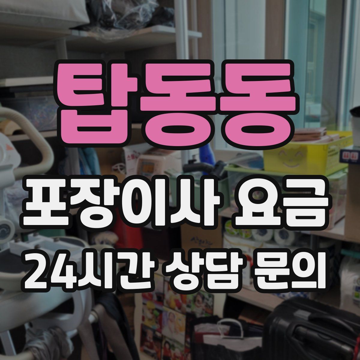 탑동동 포장이사 요금