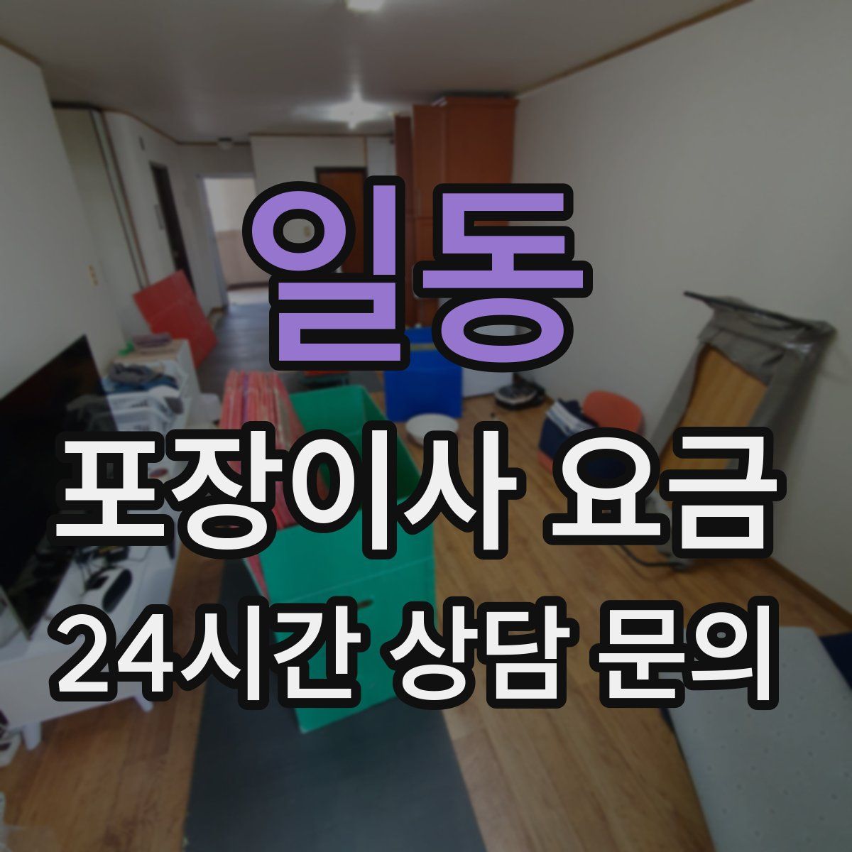 일동 포장이사 요금