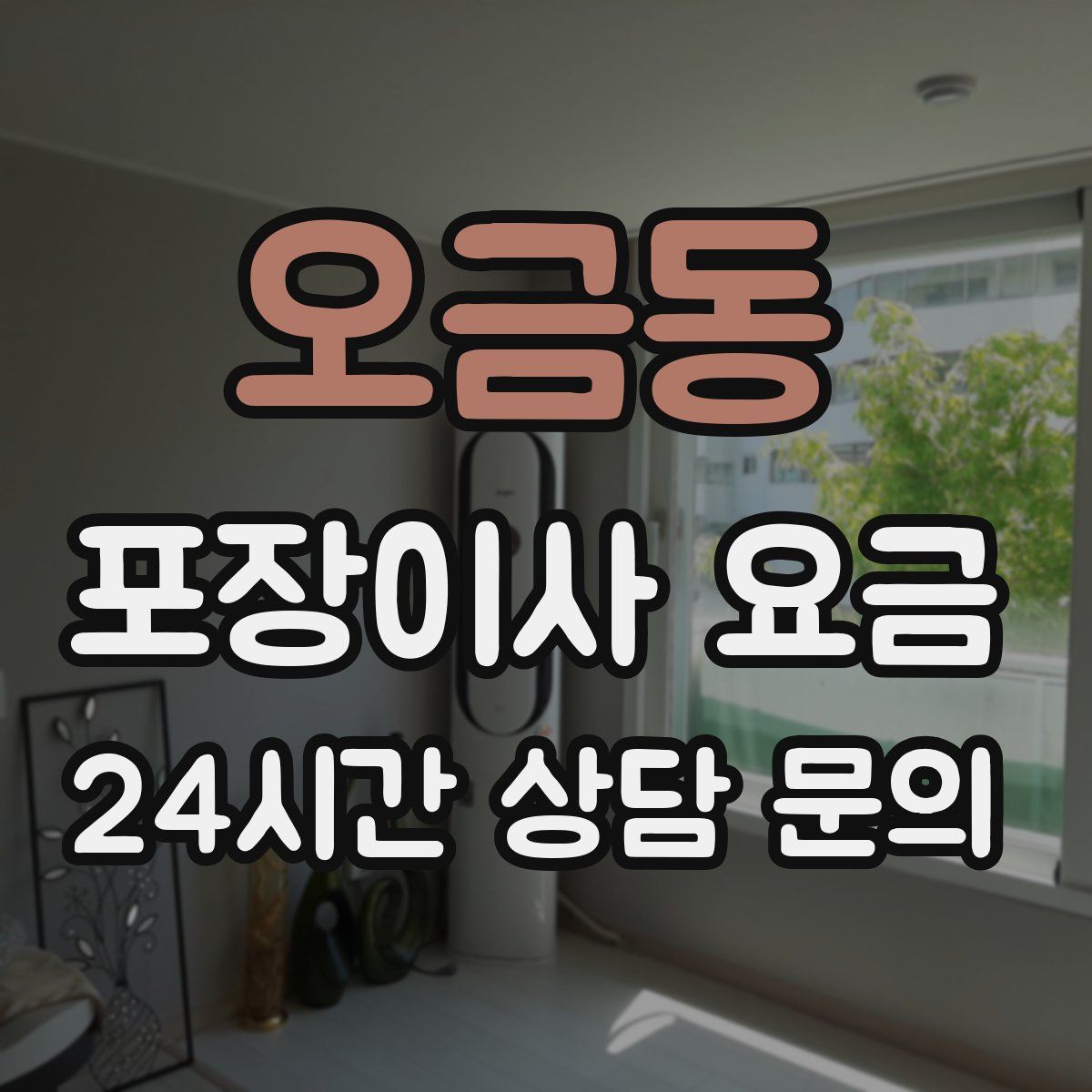 오금동 포장이사 요금