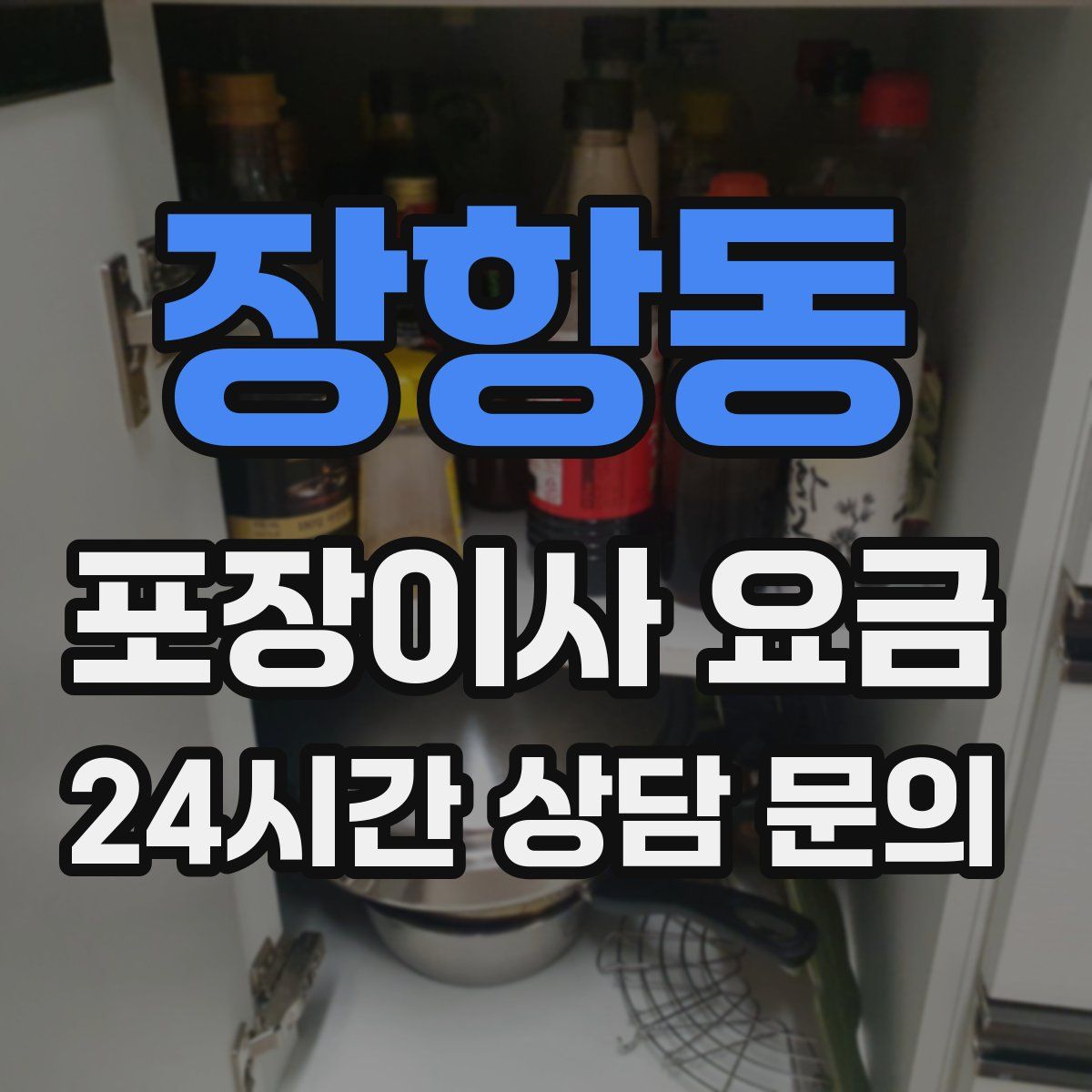 장항동 포장이사 요금