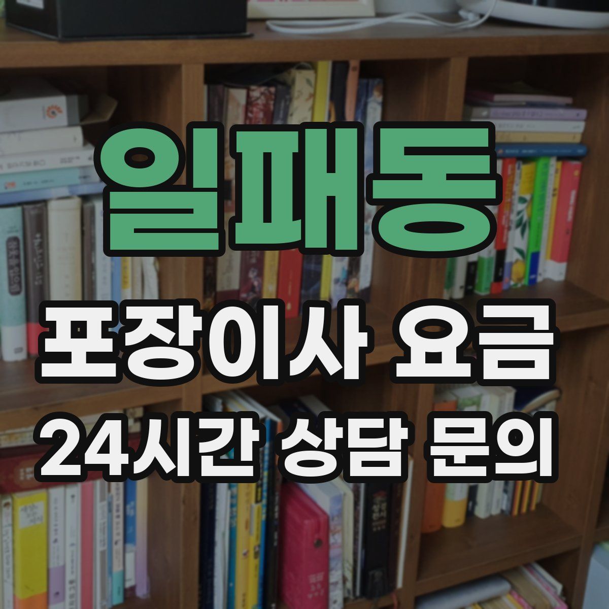 일패동 포장이사 요금