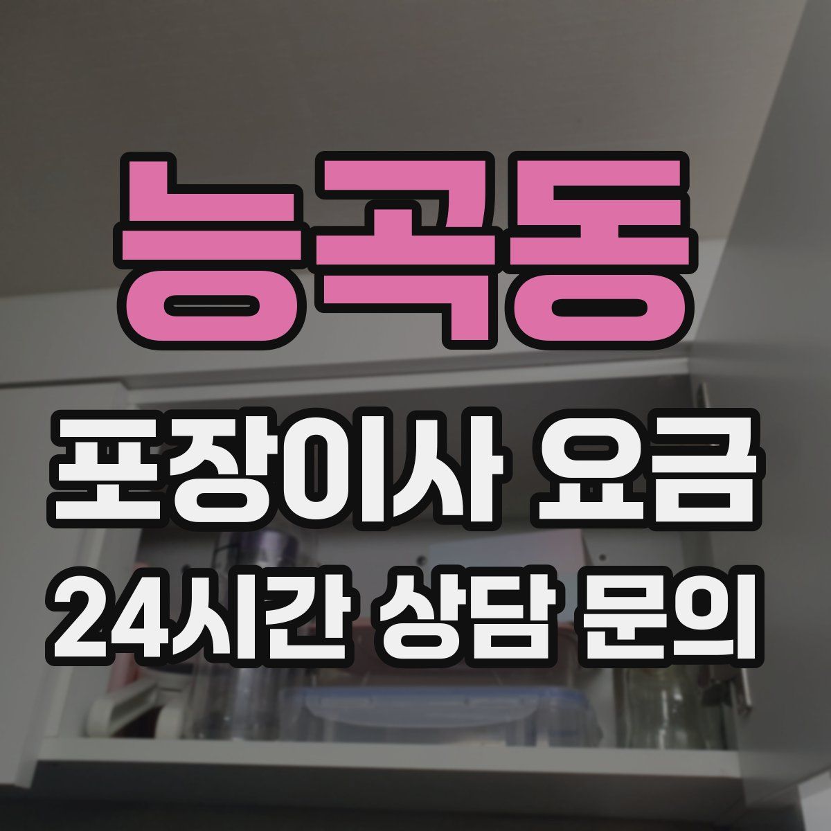 능곡동 포장이사 요금