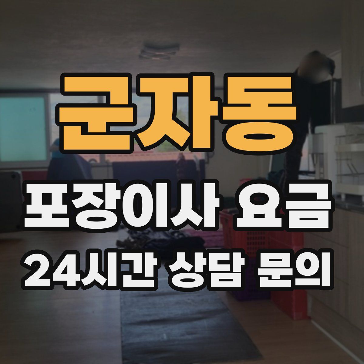 군자동 포장이사 요금