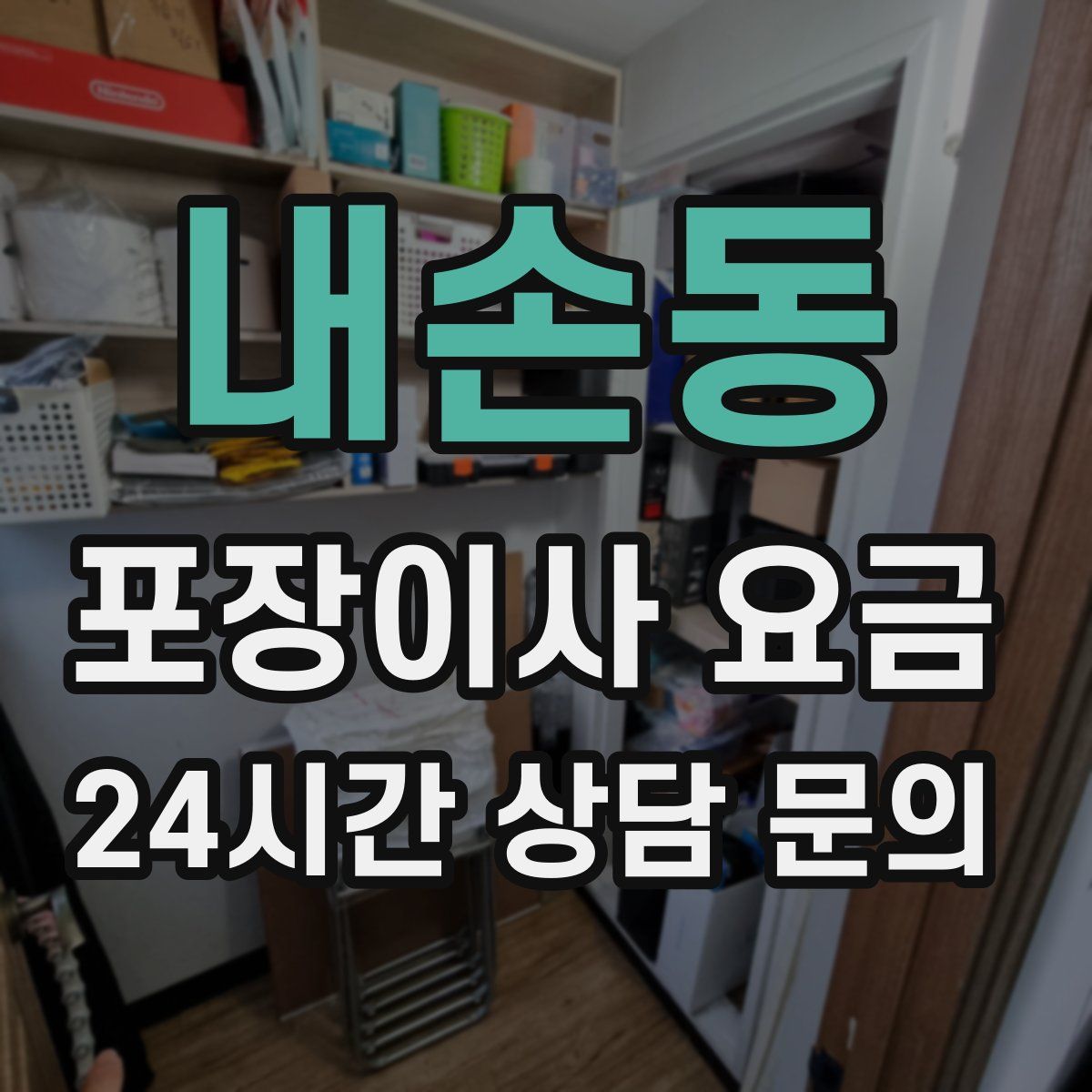 내손동 포장이사 요금