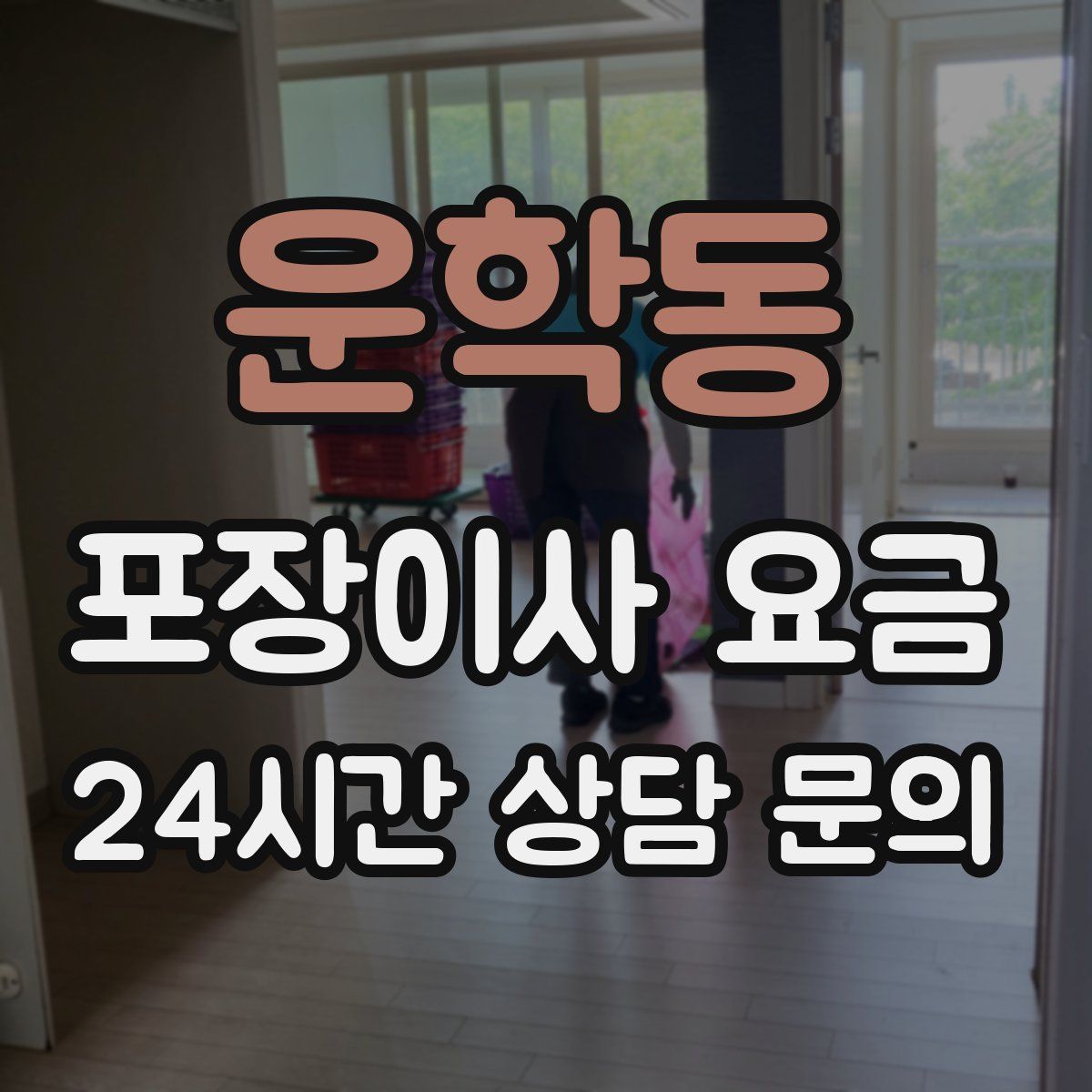 운학동 포장이사 요금