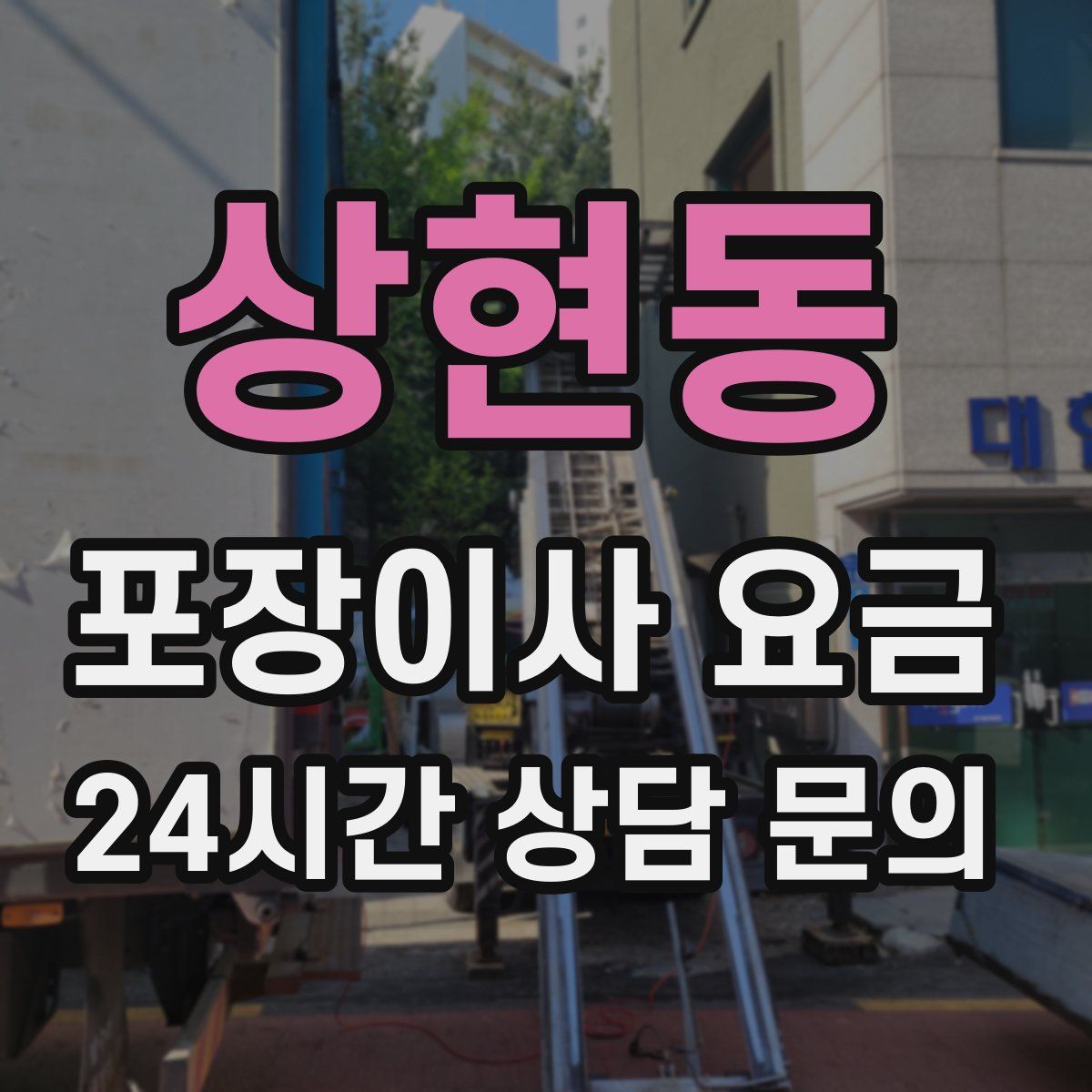 상현동 포장이사 요금