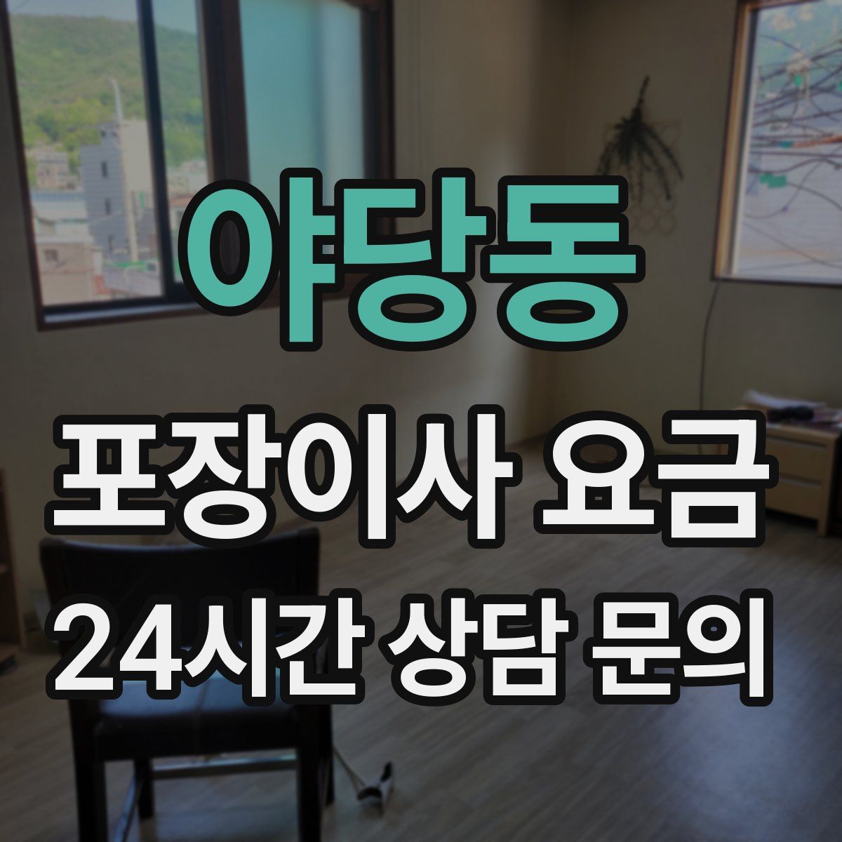 야당동 포장이사 요금