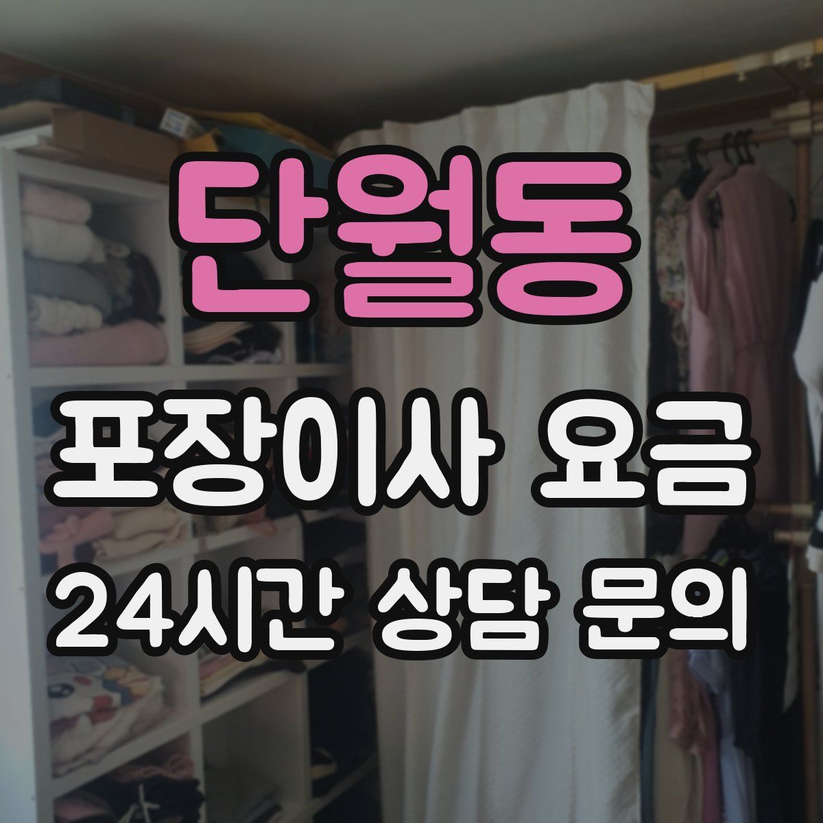 단월동 포장이사 요금