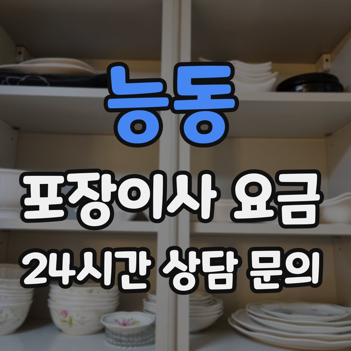 능동 포장이사 요금