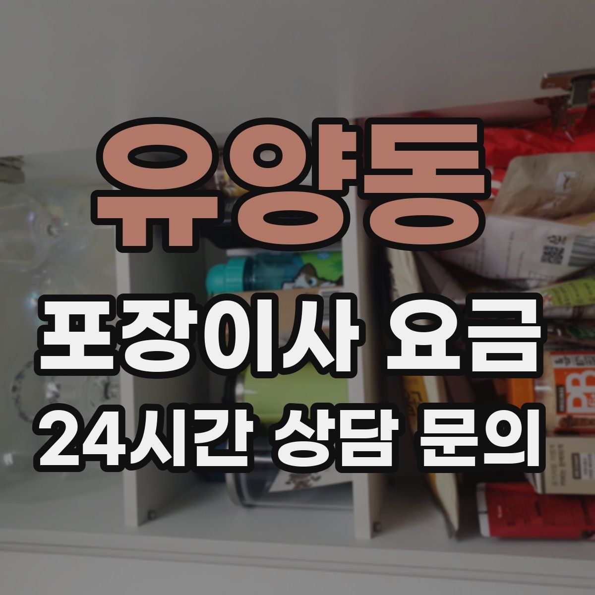 유양동 포장이사 요금