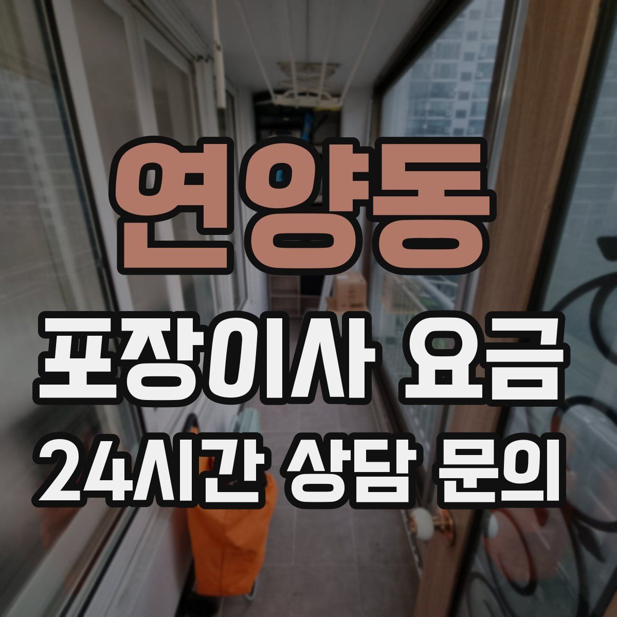 연양동 포장이사 요금