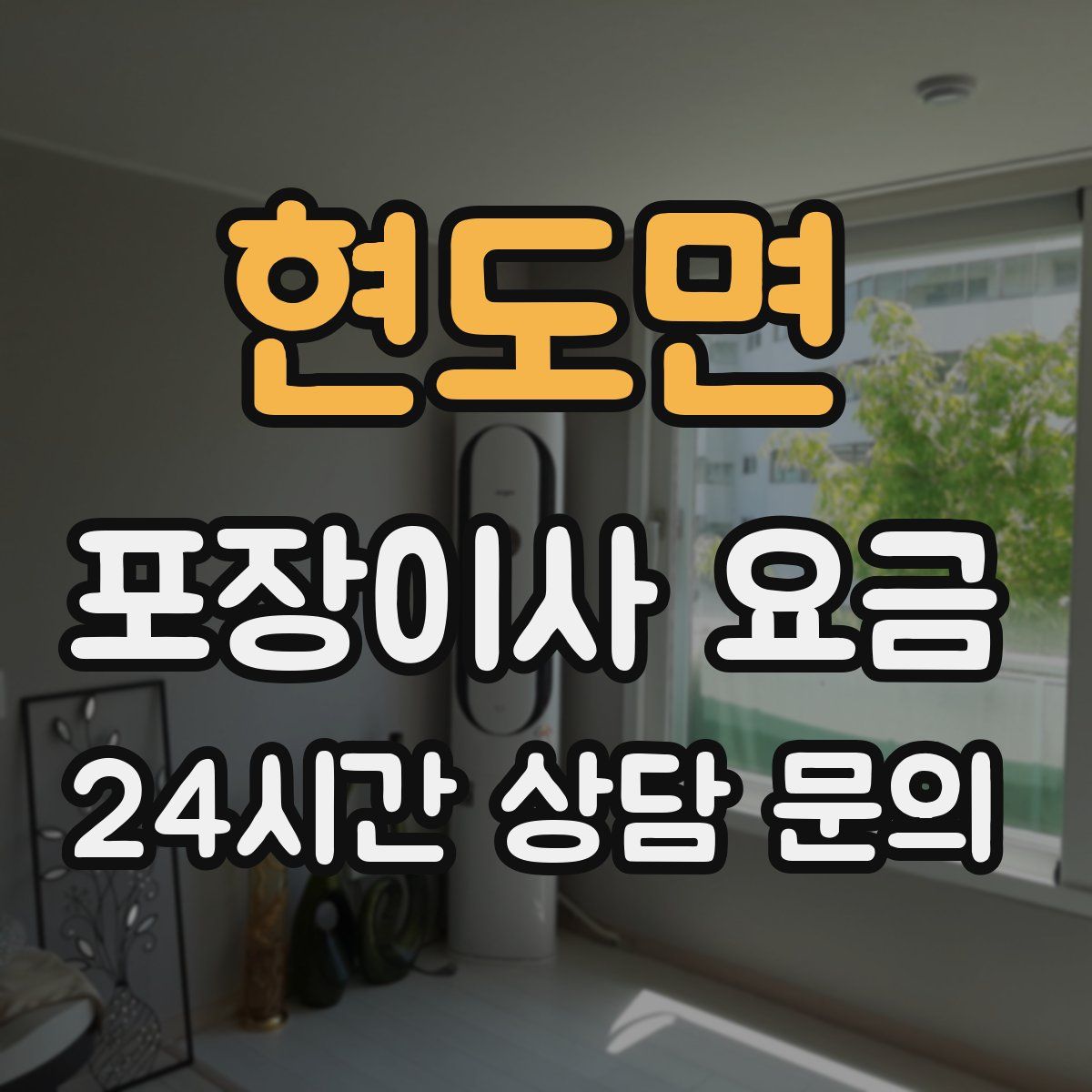 현도면 포장이사 요금