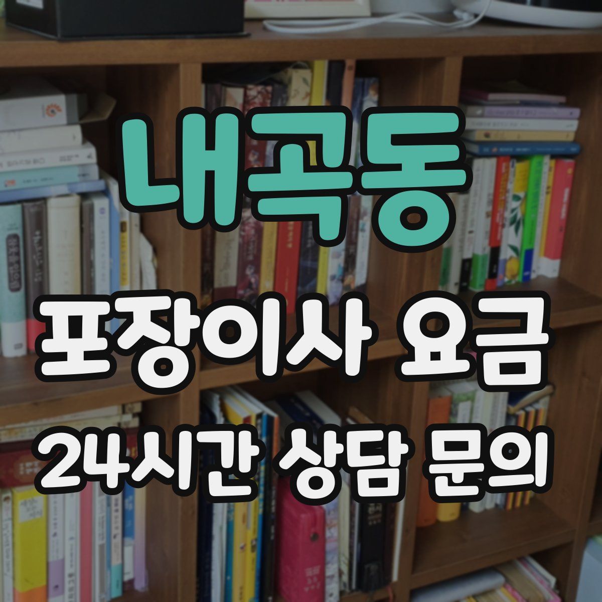 내곡동 포장이사 요금